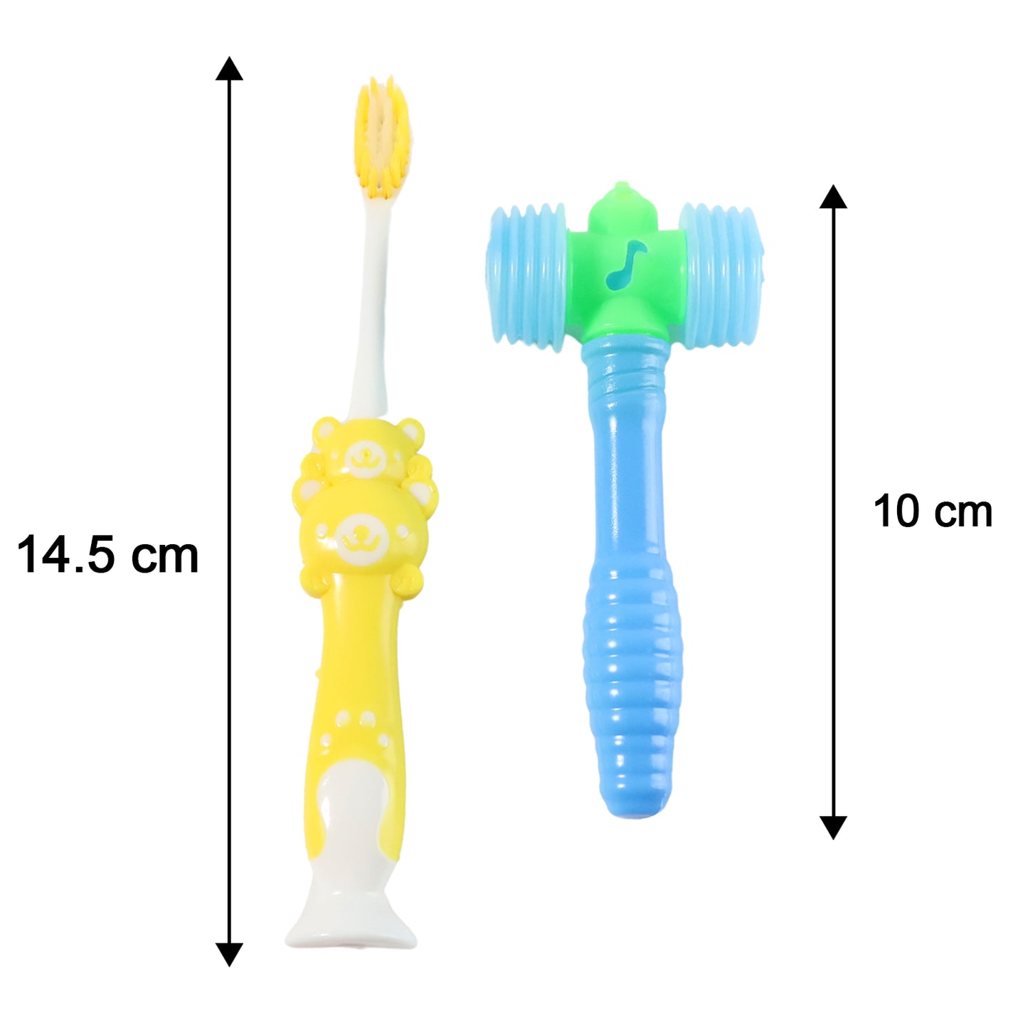 Kids Toothbrush & Hammer Toy Set - Fun Oral Care Combo - Happy Price - Image 3