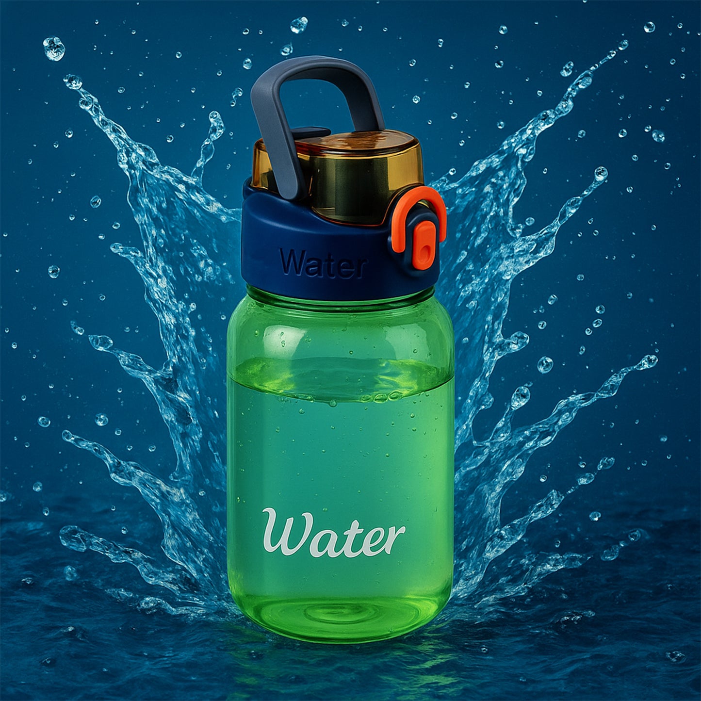 Green Leak-proof Portable Fruit Infuser Water Bottle Approx 600ml (1 Pc) - Happy Price - Image 5