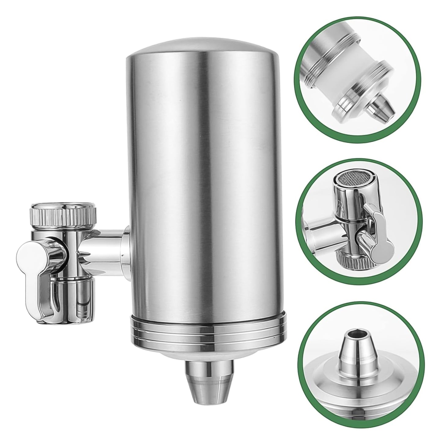 Stainless Steel Faucet Mount Water Filter Water Purifier (1 Set) - Happy Price - Image 4