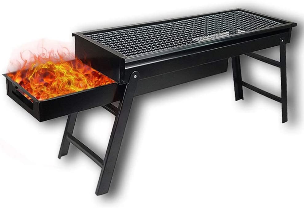 Folding Portable Barbeque Bbq Grill Set For Outdoor And Home - Happy Price - Image 3