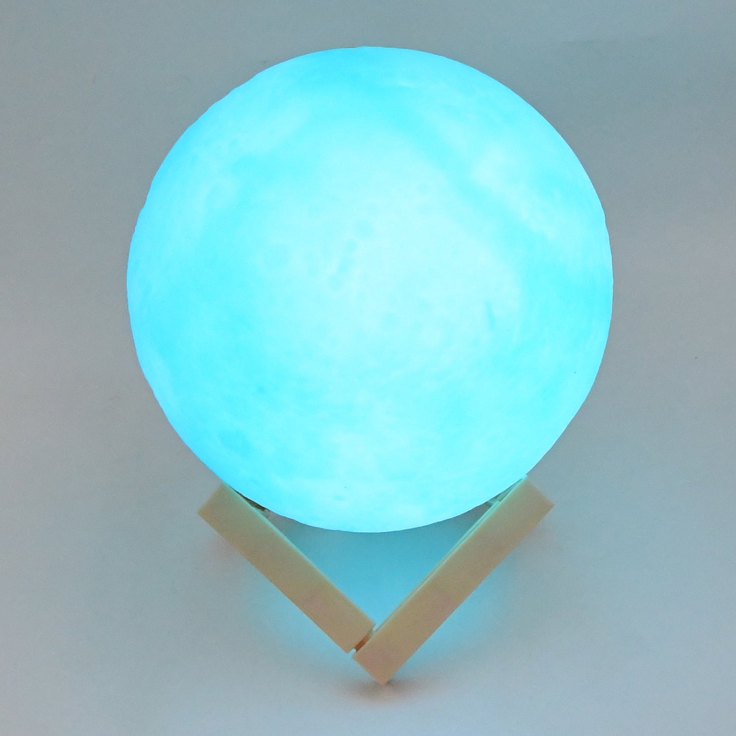 Moon Night Lamp Blue Color With Plastic Stand (15 X12 Cm 1 Pc) - Happy Price - Image 5