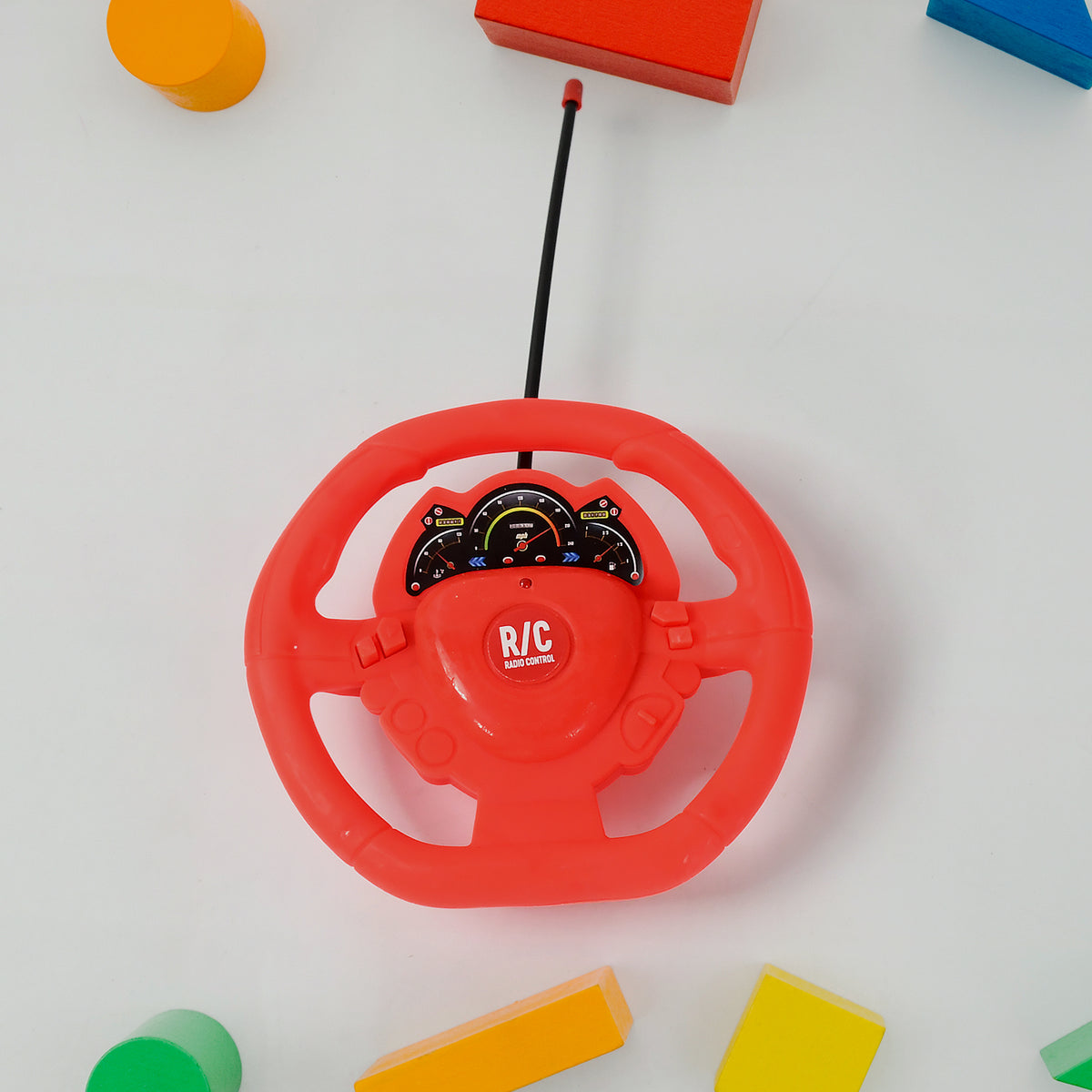 Plastic Remote Control Car Remote Control Racing Car With Two Function Backward And Forward. Handle Design Remote. Best Birthday Gift Birthday Return Gift With Rechargeable Battery For Car - Happy Price - Image 6