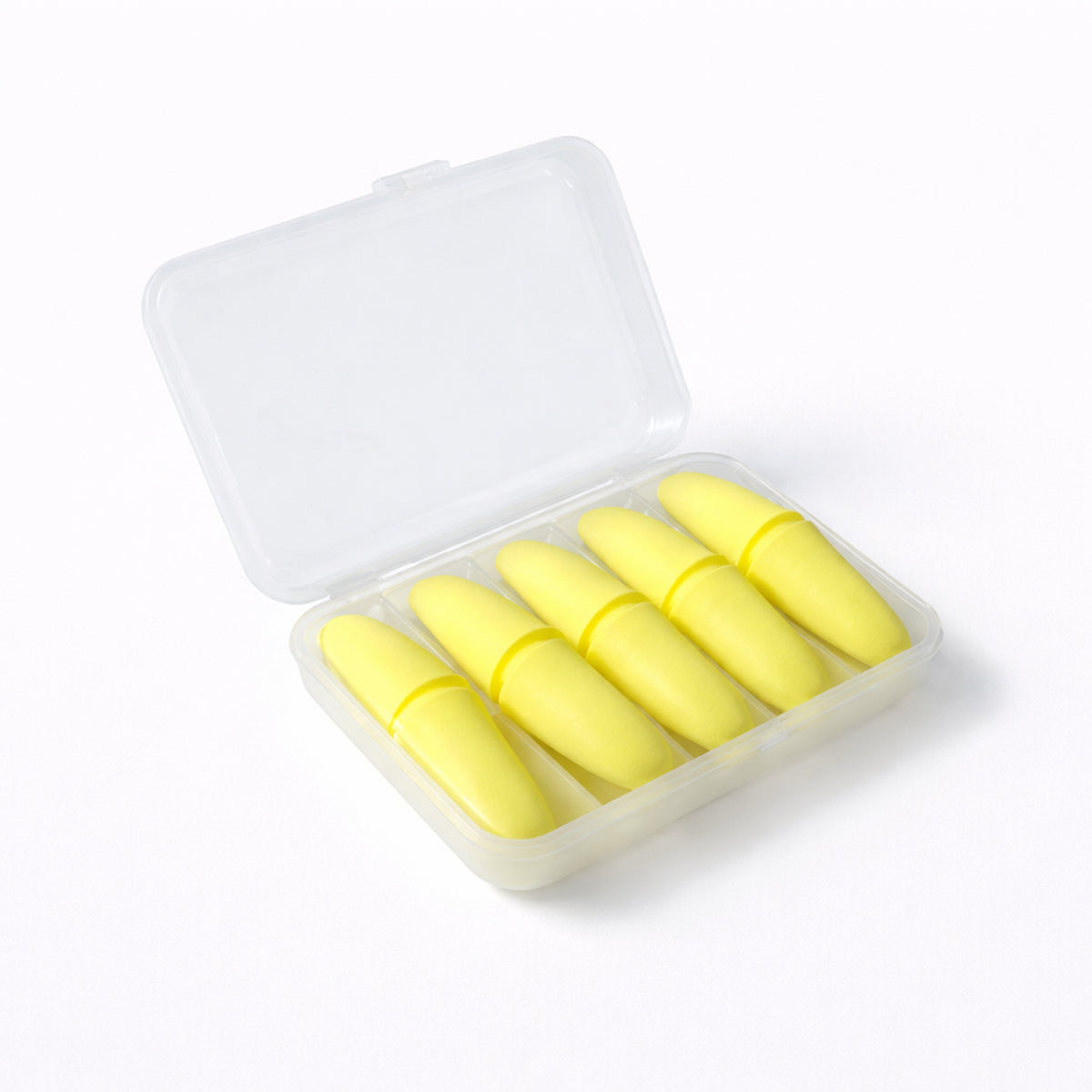 Soft Foam Earplugs for Noise Reduction - 5 Pair Pack with Case - Happy Price - Image 4