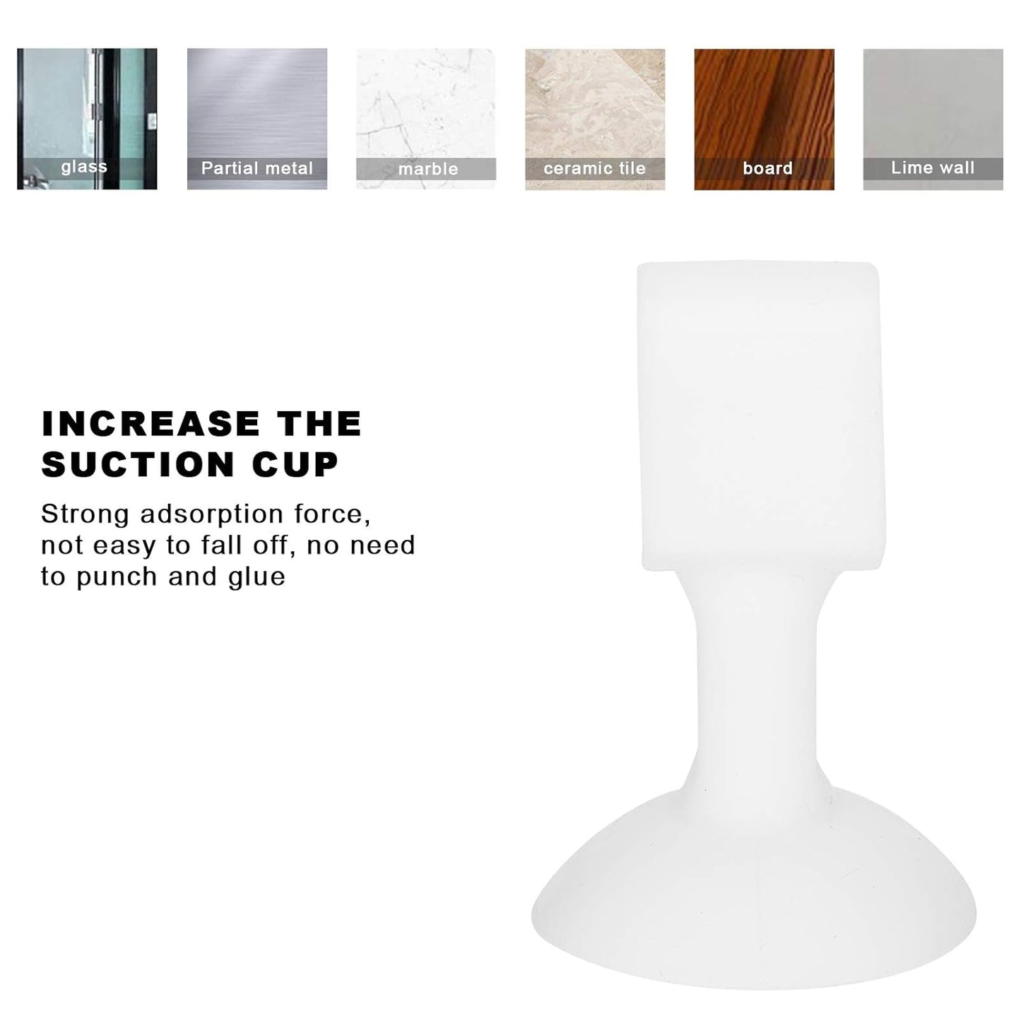 Self-sucking Silicone Door Stopper (1 Pc Mix Color) - Happy Price - Image 3