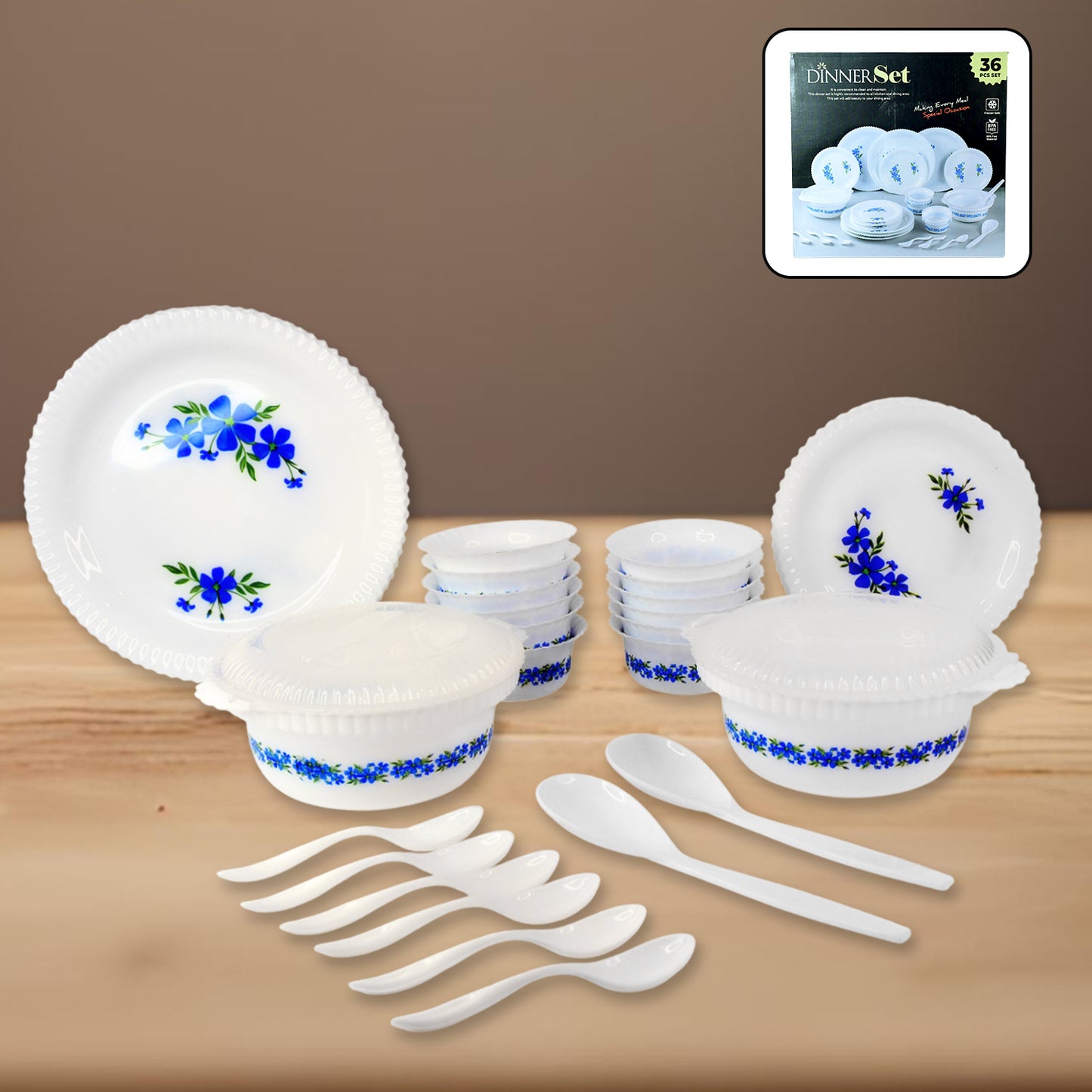 Premium Dinner Set (36 Pc) - Happy Price - Image 2