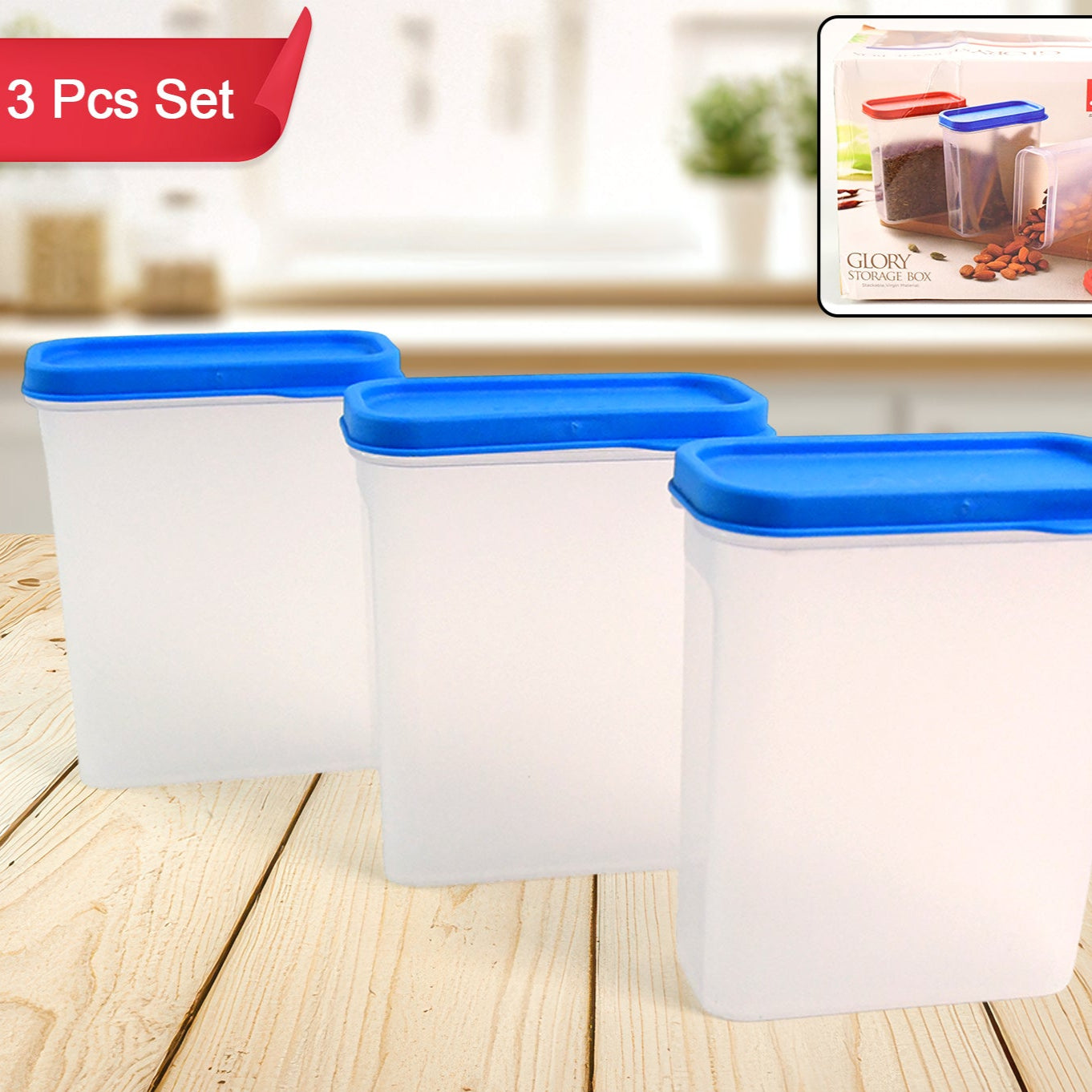 Apex Glory Food Storage Container Set 3-piece - Happy Price - Image 1