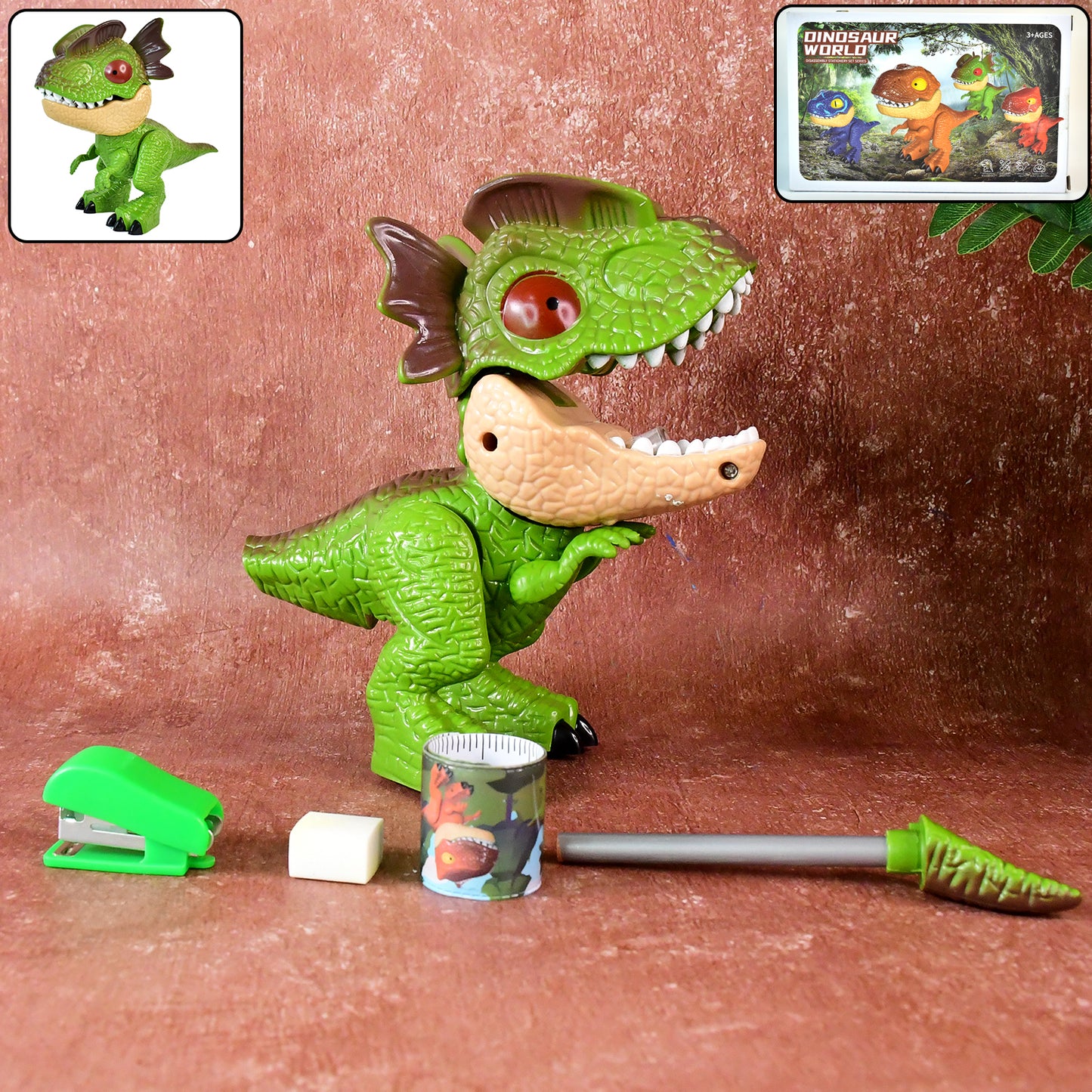 5-in-1 Dinosaur Stationery Gift Set For Kids (1 set) - Happy Price - Image 3