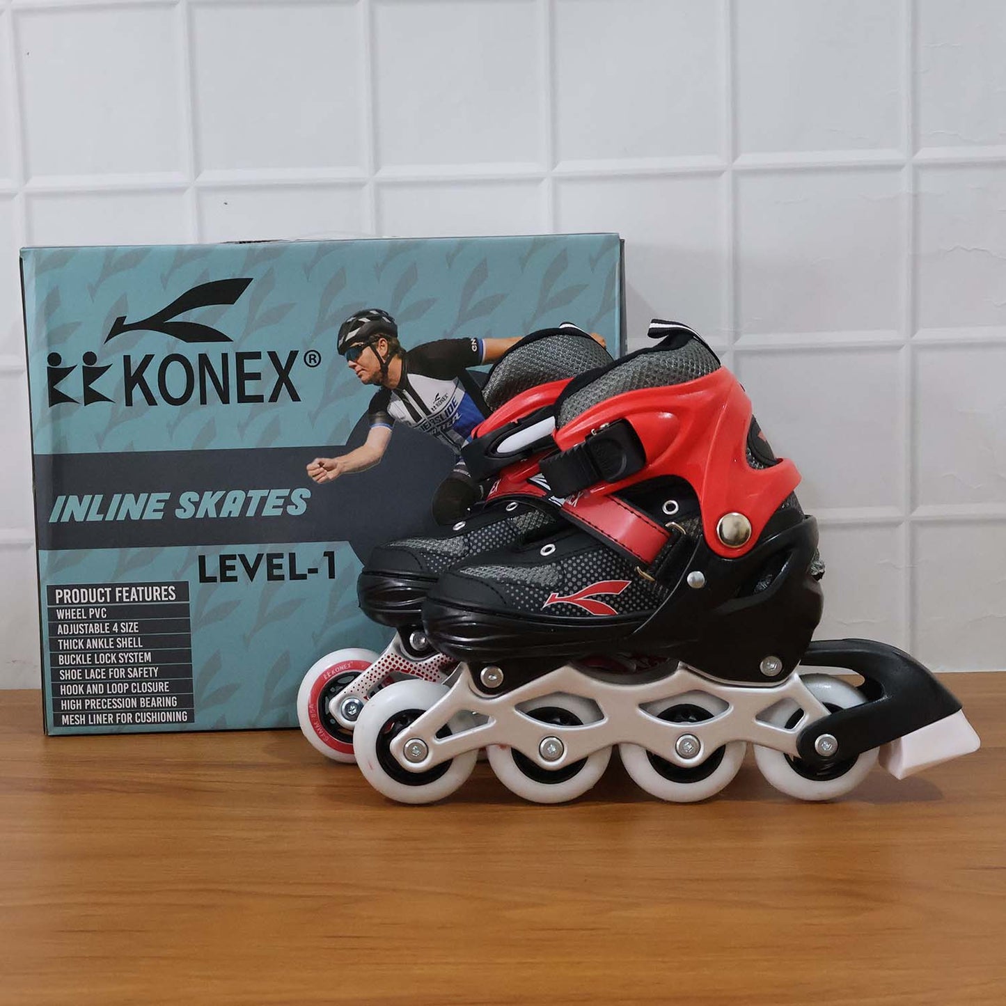 Adjustable Inline Skates for Kids & Adults - Medium Size, Smooth PU Wheels - Great Price - Image 6