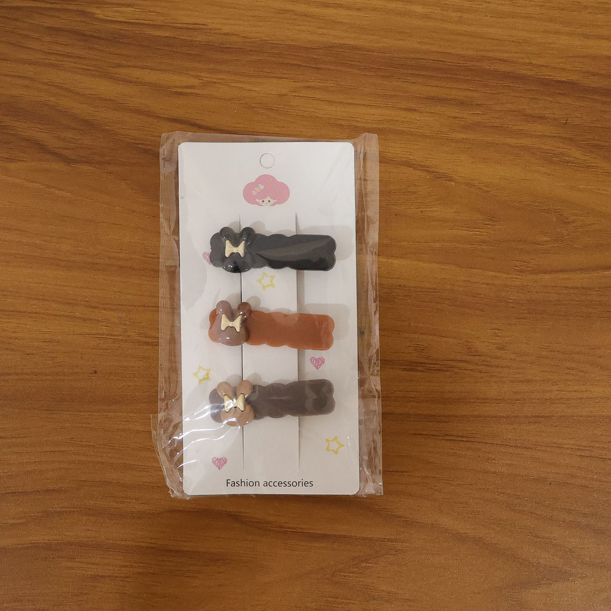 Cute Character Bow Hair Clip Set for Girls - Pack of 3 - Happy Price - Image 7