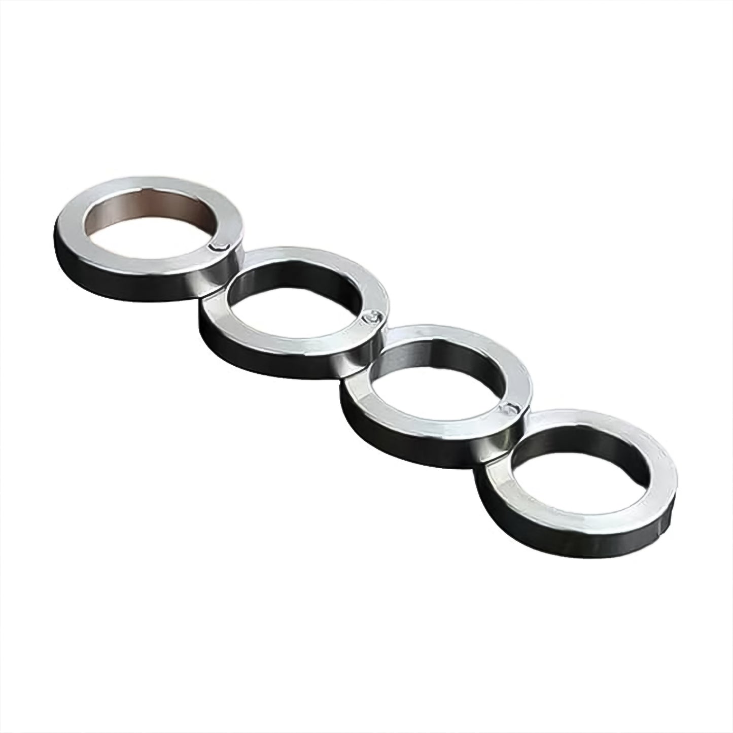 Portable 4 Finger Ring Unique Rotating Folding Ring (1 Set) - Happy Price - Image 2