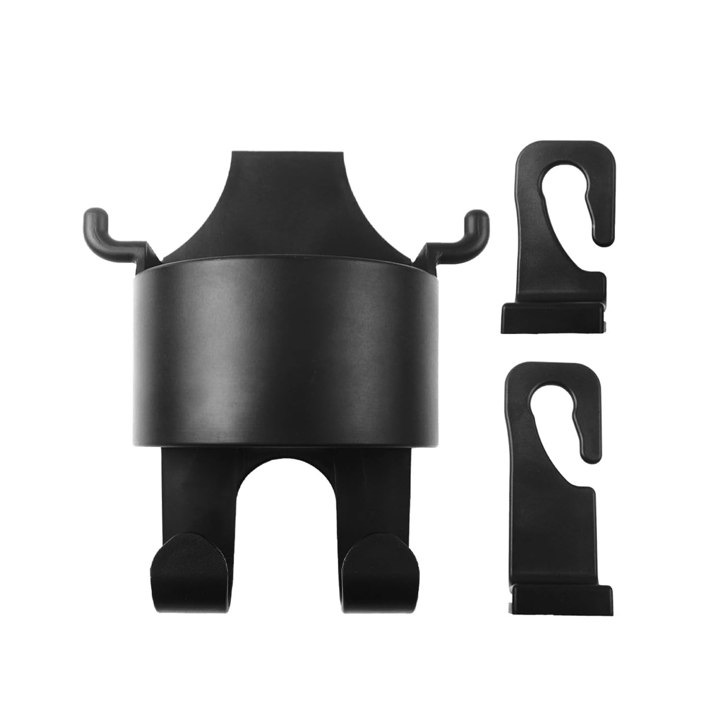 Car Headrest Backseat Organizer 3 In 1 Automotive Cell Phone Drink Cupholder Adapter With Headrest Hooks For Kids And Adults Multifunctional Storage For Car Travel Accessories - Happy Price - Image 4