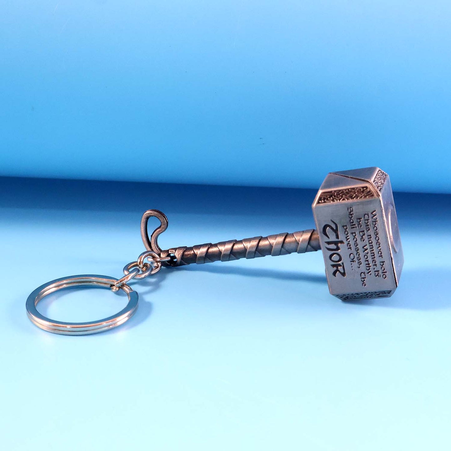 Metal Hammer Keychain (1 Pc) - Unique Alloy Tool Design Key Ring - Happy Price - Image 3