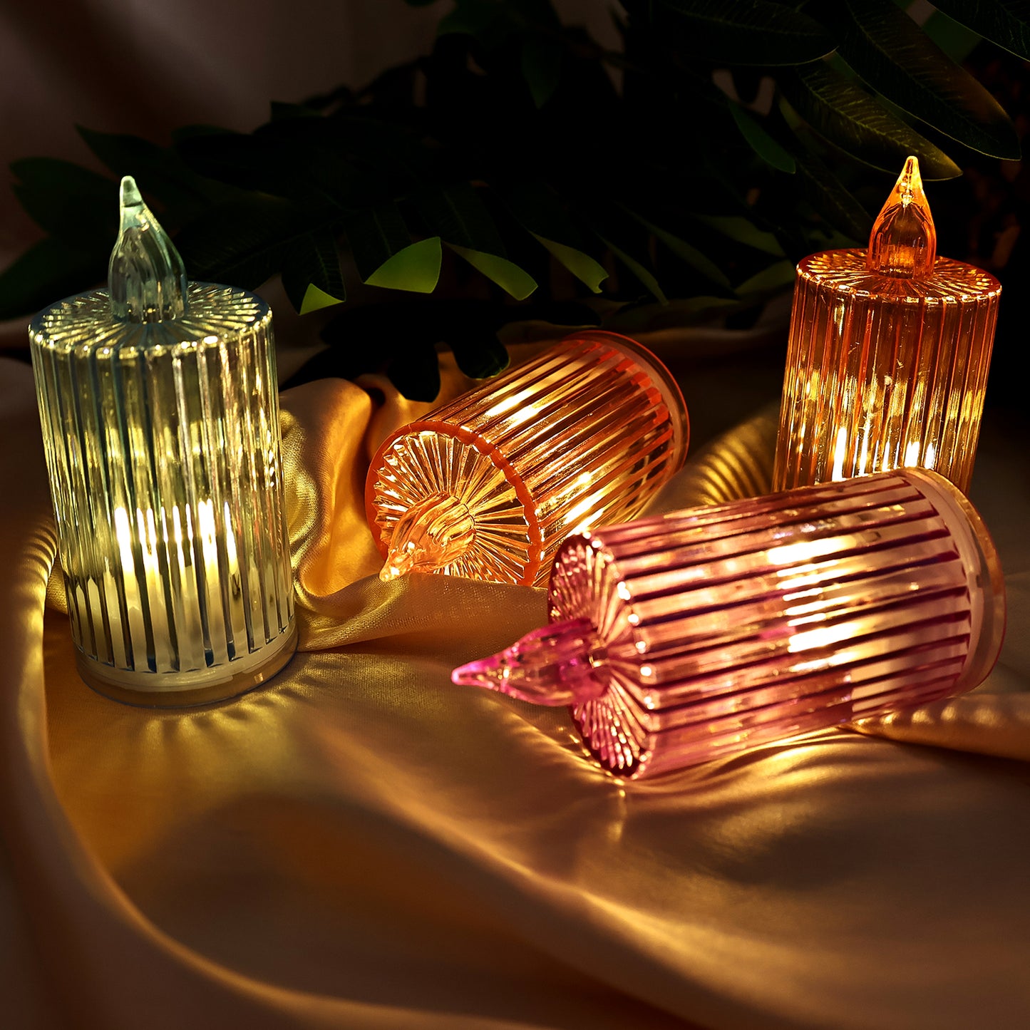 Decorative Flameless Electronic Led Candle Light Set (24 Pc) - Happy Price - Image 6