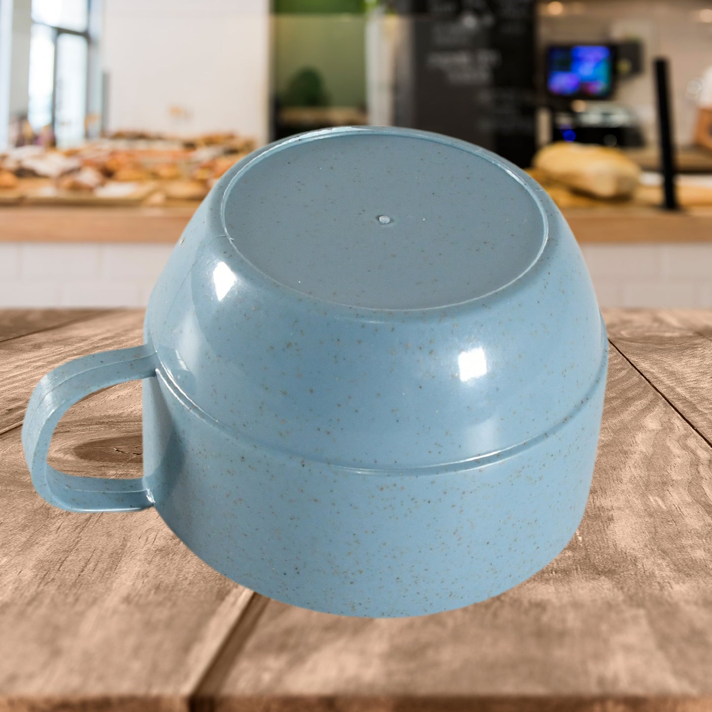 8157 Multipurpose Plastic Water Cup With Handle Reusable Cups Environmental Friendly Festival For Milk Cup Coffee Cup Tea Cup Breakfast Cup Drinking Mug Or Outdoor For Household Gift For Birthday (1 Pc) - Happy Price - Image 5