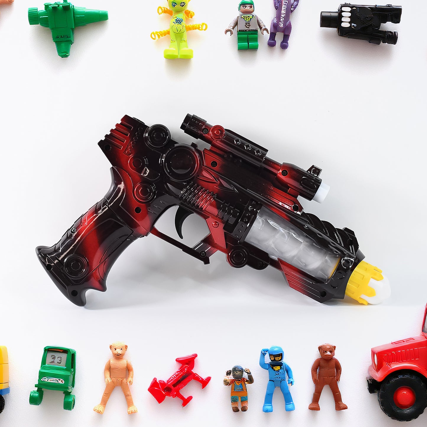 Ttg Led Flashing Sound Laser Toy Gun Battery Operated Space Gun With Lights Music - Happy Price - Image 3