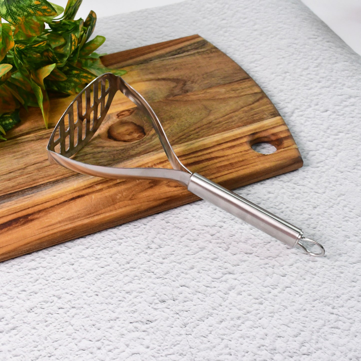 Stainless Steel Potato Masher with Ergonomic Handle (1 Pc) - Happy Price - Image 6