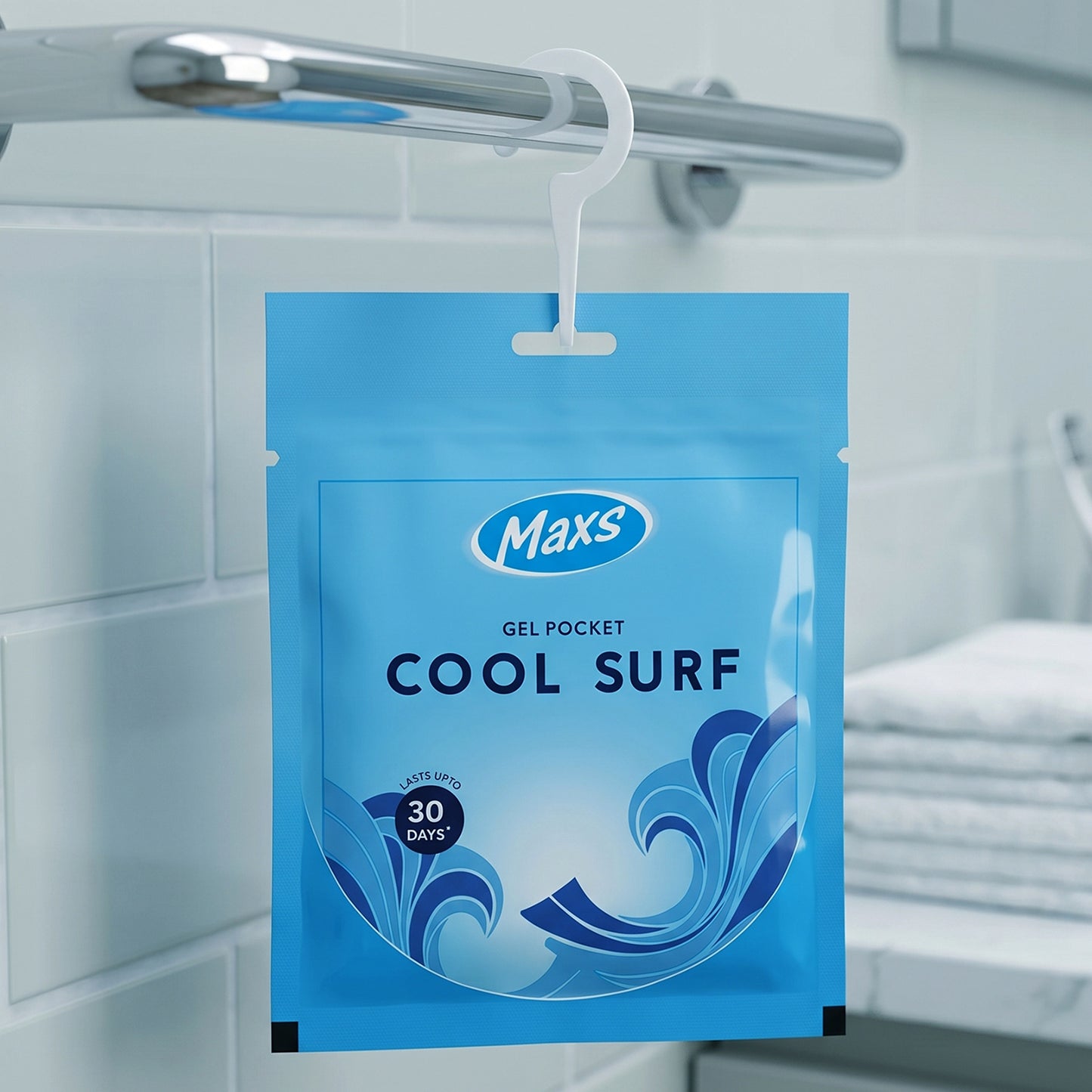 Maxs Cool Surf Gel Air Freshener Pocket Long Lasting 10 Gm