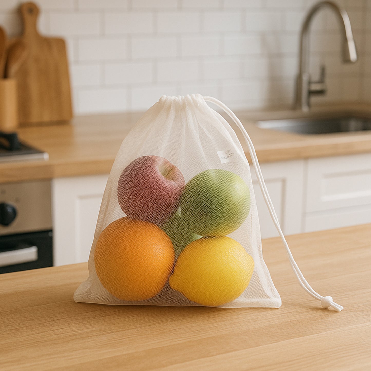 Reusable Mesh Produce Bags (2 Pc) - Happy Price - Image 5