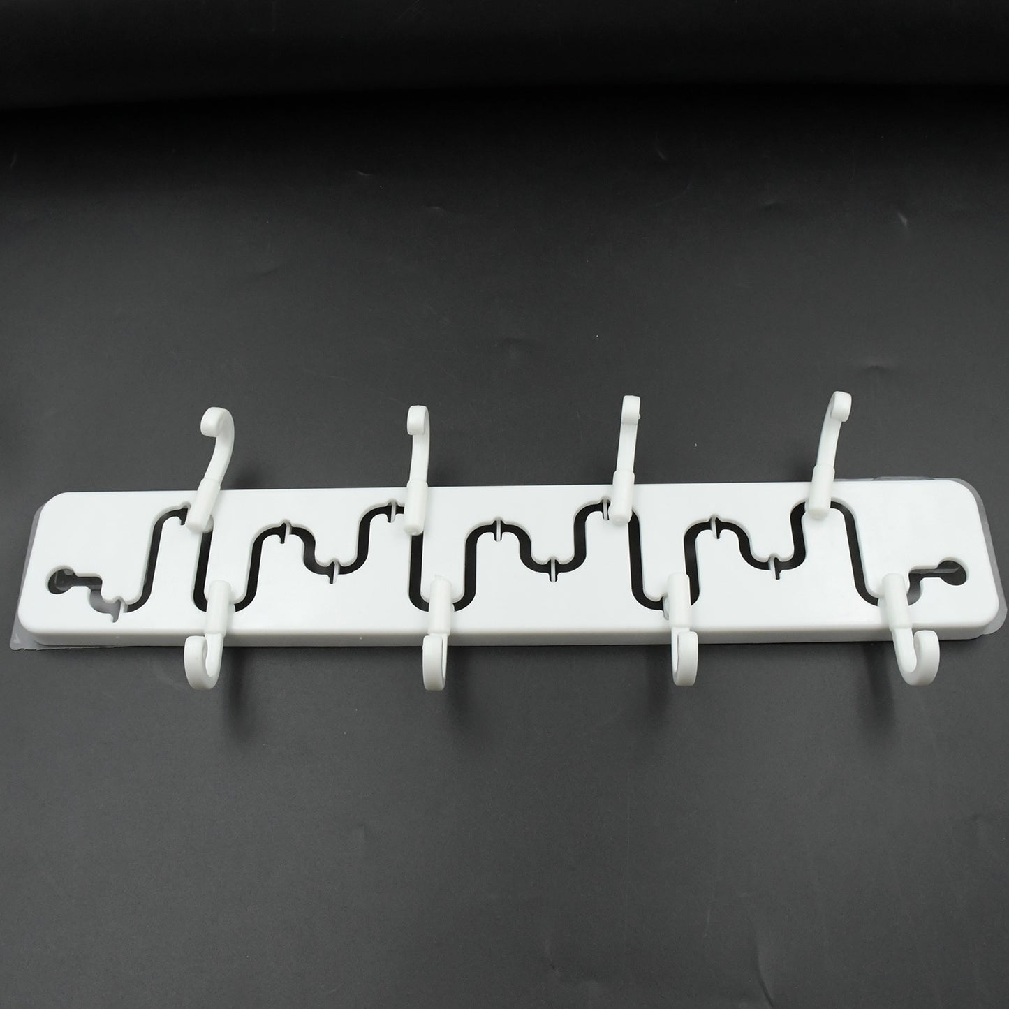 Slideway Adjustable Hook Wall Adhesive Hook Plastic High Quality Hooks For Home Bathroom Use - Happy Price - Image 5