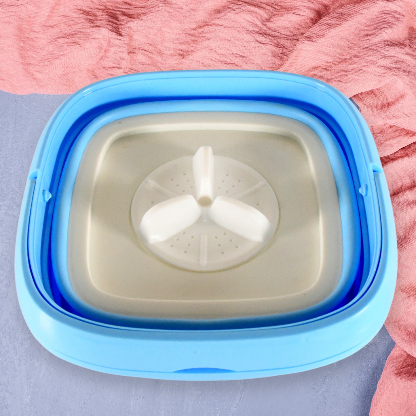 Compact Folding Mini Washing Machine & Dryer Combo for Travel & Small Spaces - Happy Price - Image 5