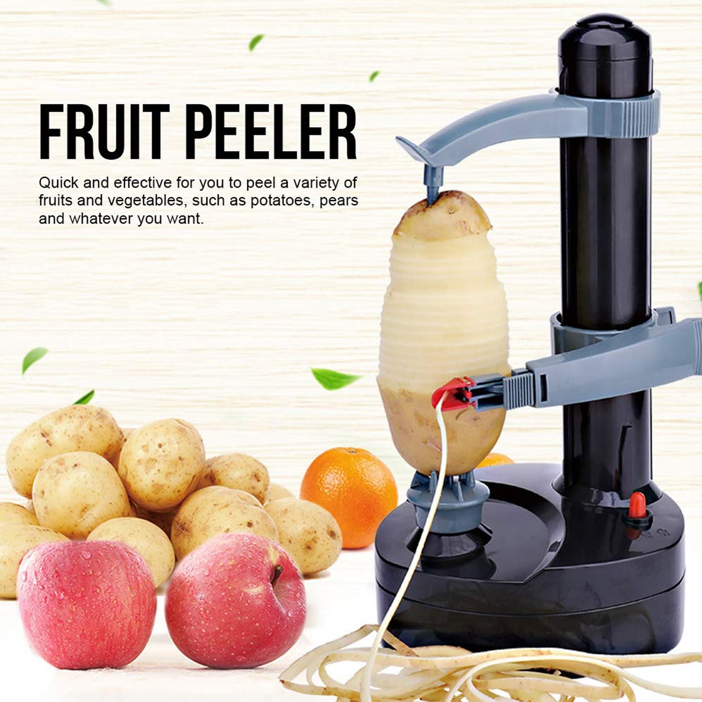 Multipurpose Electric Vegetable Fruit Peeler Automatic Potato Peeler (1 Pc) - Happy Price - Image 4