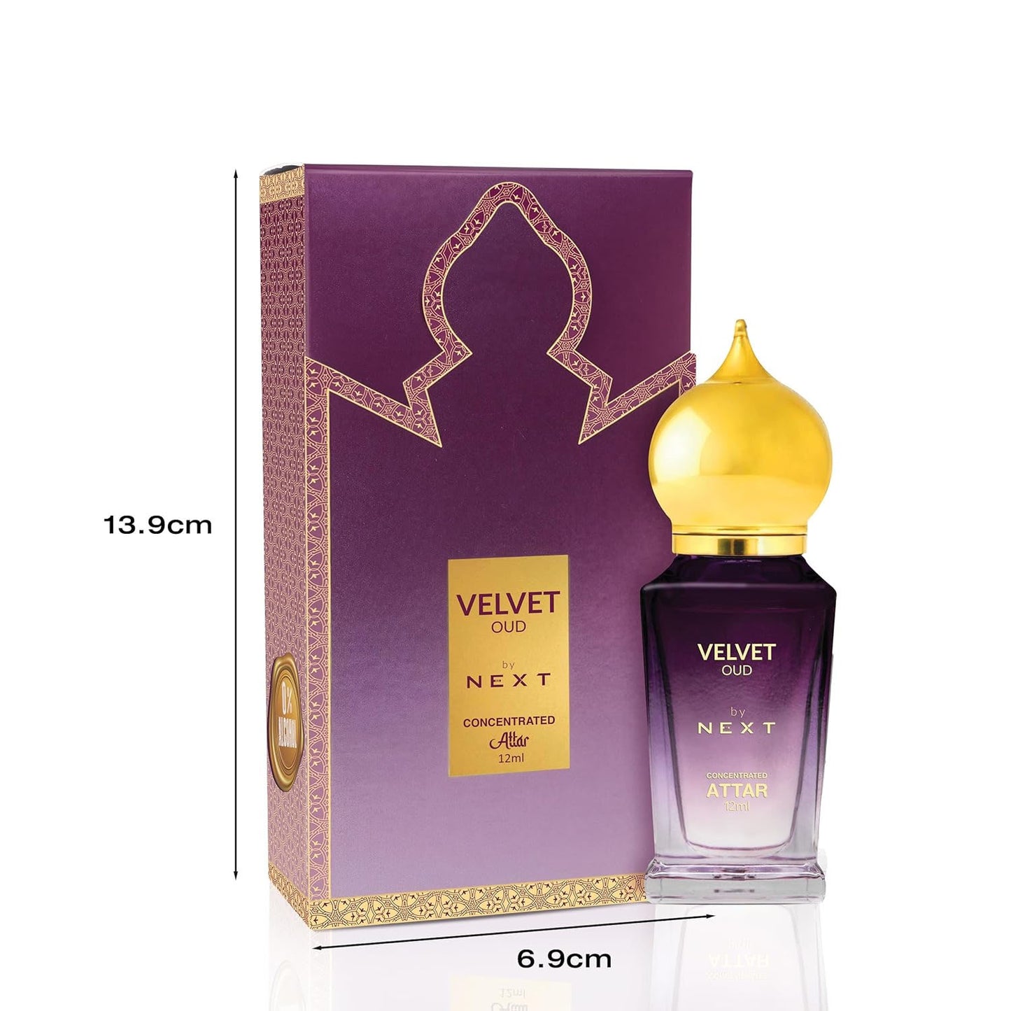 Next Premium Velvet Oud Attar Perfume 12 ML - Concentrated Non-Alcoholic Fragrance Oil - Great Price - Image 5