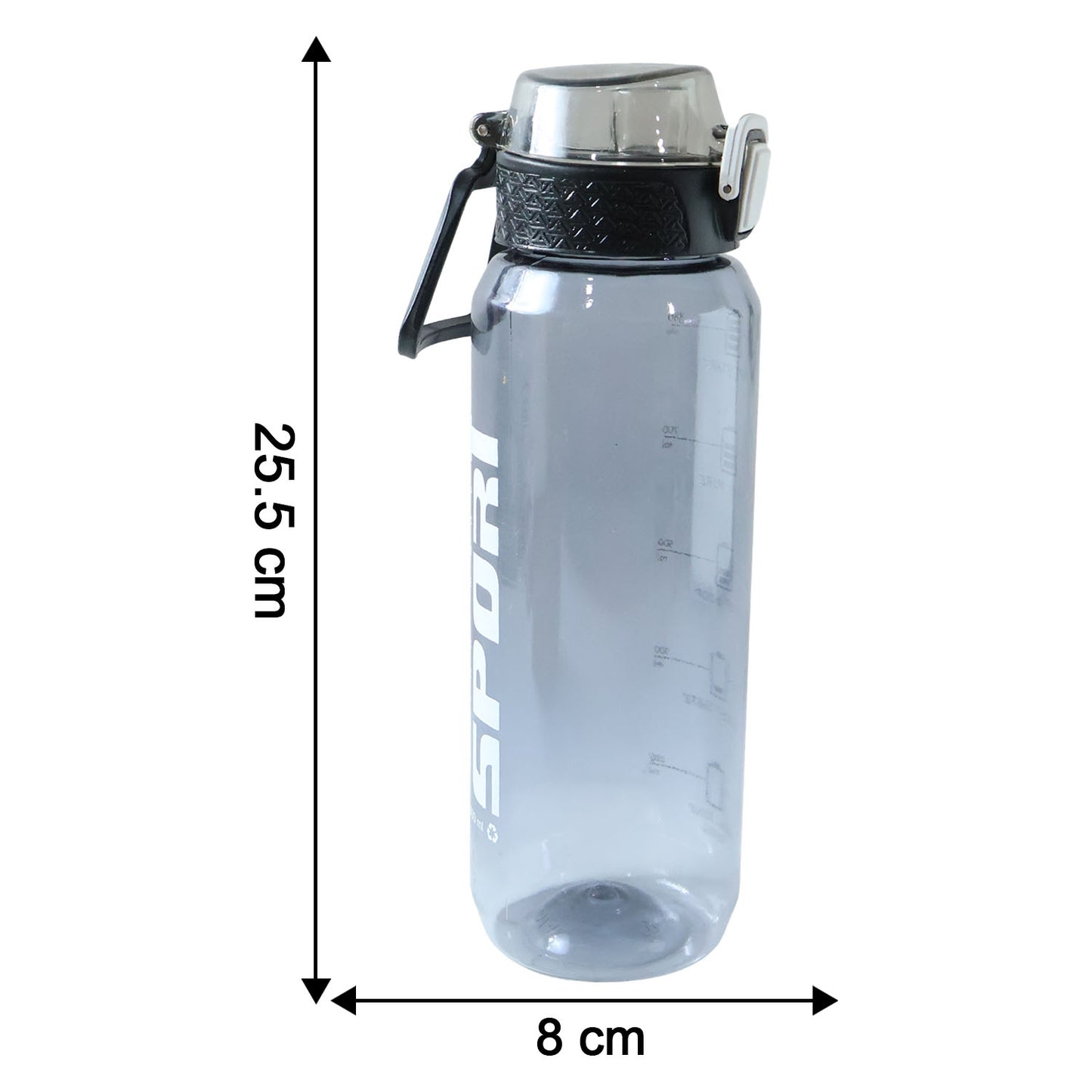 1000 ML Sports Water Bottle - Leakproof Flip Lock Lid, Carry Handle (1 Pc) - Happy Price - Image 5