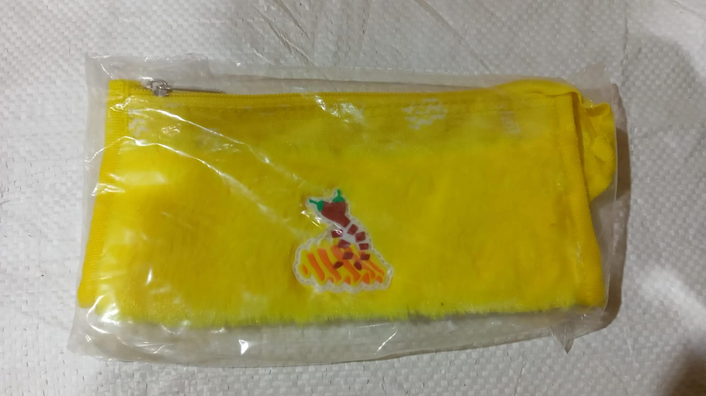 Smart Design Solid Colour Double Pocket Large Capacity With Zipper Reusable Multipurpose Washable Pouch Pen Pencil Stationary Case Travel Boys Girls Pouch With Zip For Travel School Stationary (2 Pocket) - Happy Price - Image 6