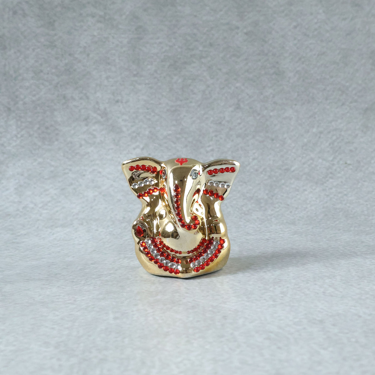 Golden Ganesha Idol Showpiece - 1 Pc Decorative Ganpati Murti for Home, Car, Office - Happy Price - Image 6