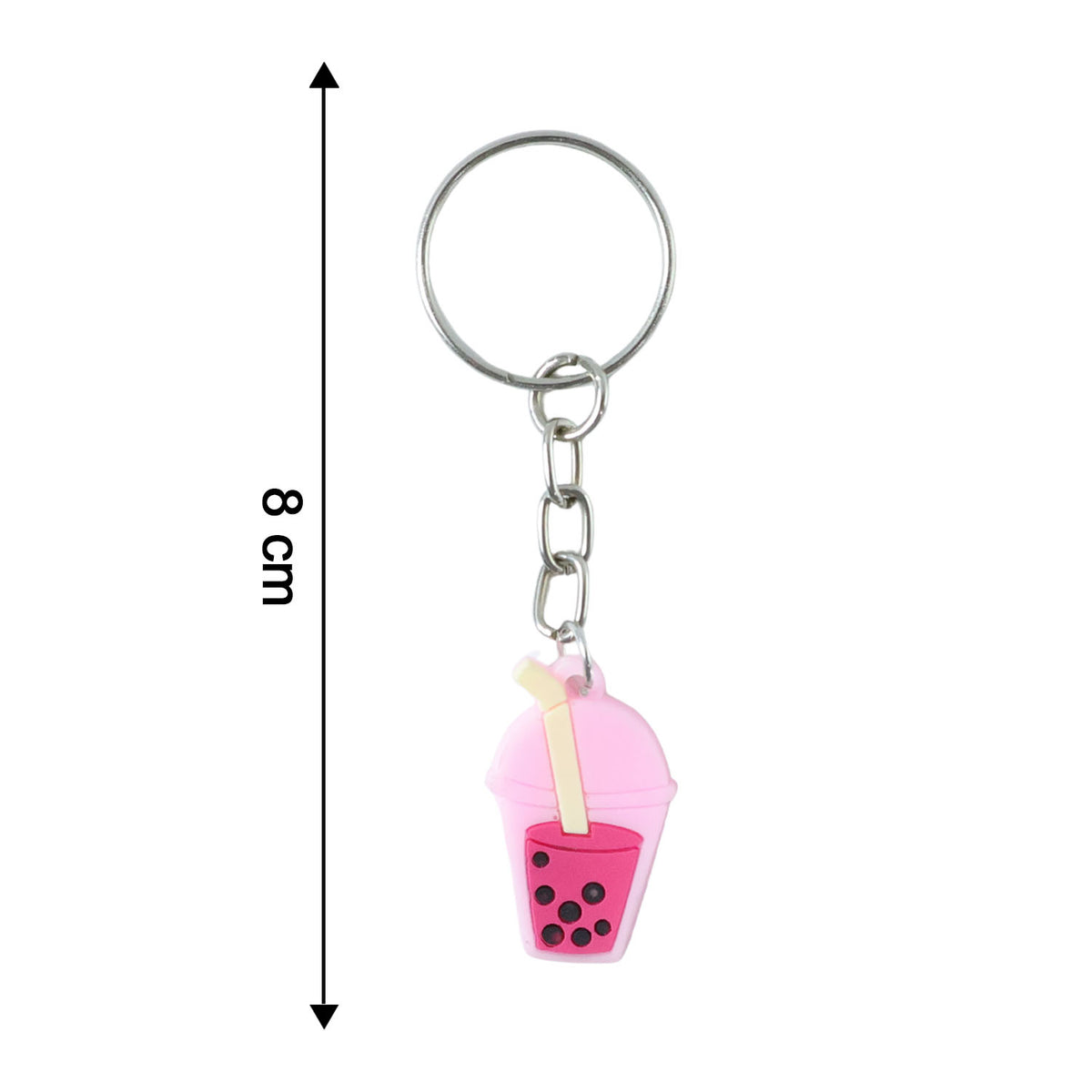 Cute Bubble Tea Keychain Charm - 1 Pc Decorative Bag & Key Holder - Happy Price - Image 5