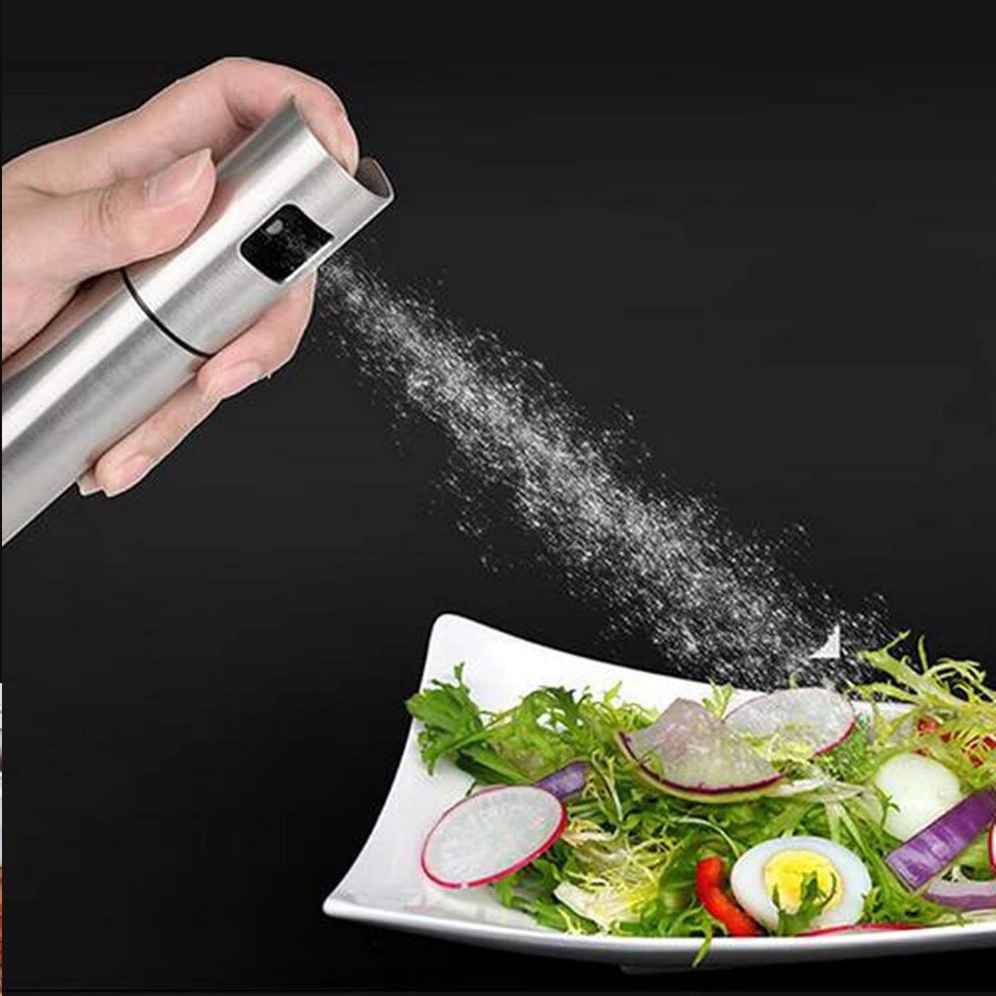 Oil Spray Bottle For Dosa Food Grade Stainless Steel Glass Oil Spray Bottle (100 Ml) - Happy Price - Image 3