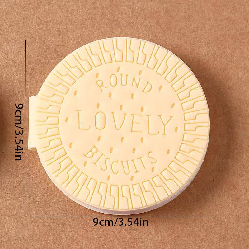 Round Biscuits Diary Notebooks Original Biscuits Smell Writing Practice Book Early Learning Copybook Premium Biscuits Book ( 1pc Book ) - Happy Price - Image 2