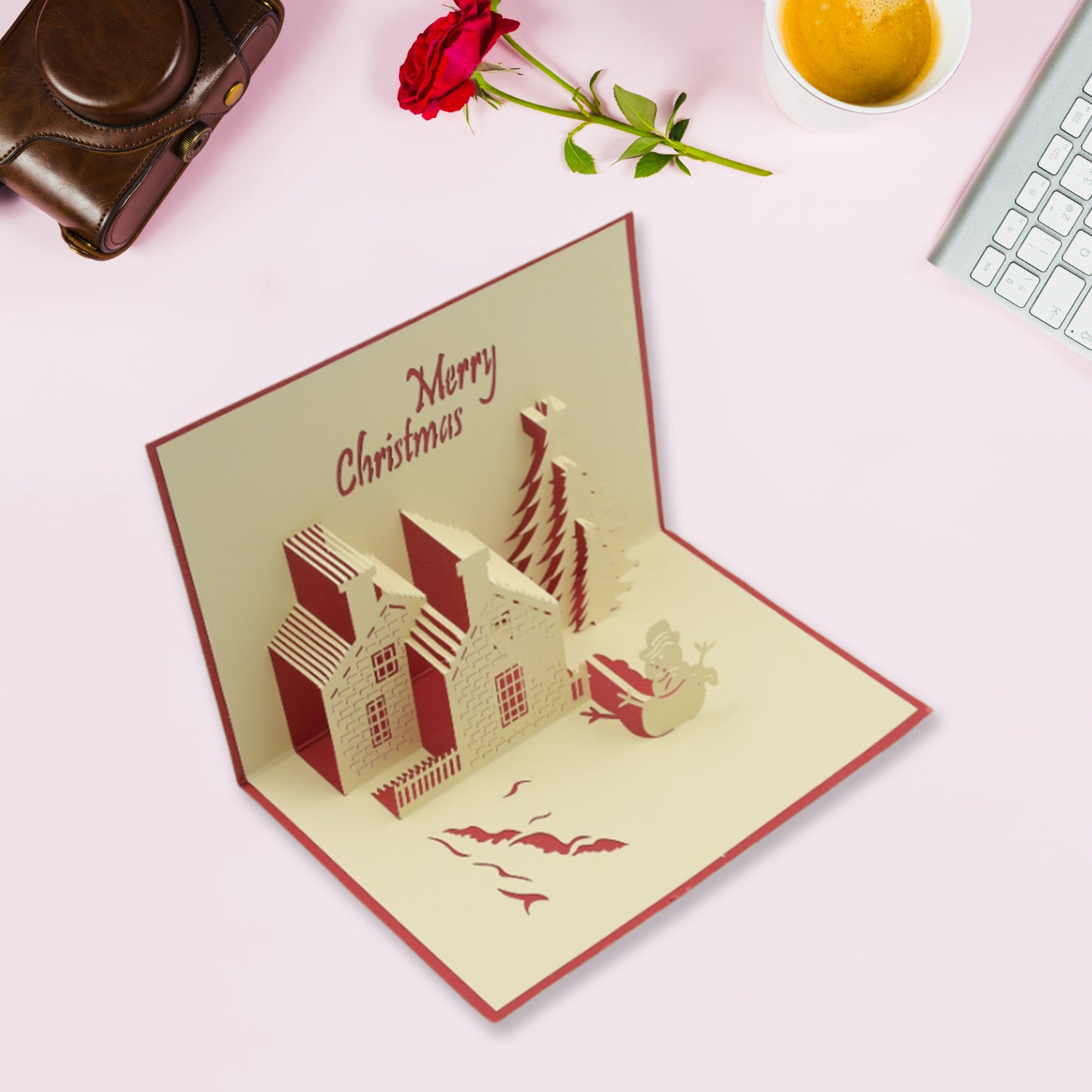 3d Paper Wish Card High Quality Paper Card All Design Card Good Wishing Card (Birthday Valentine Love Christmas Card) (1pc ) - Happy Price - Image 3