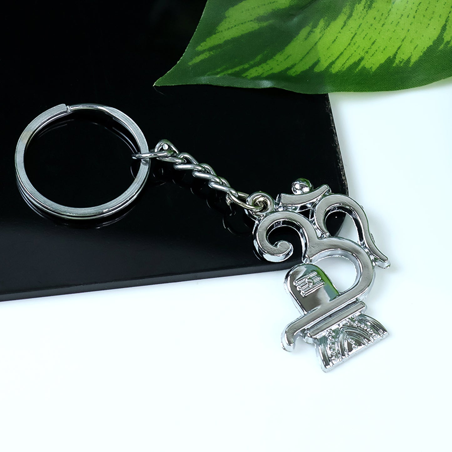 Om Shivling Metal Keychain - 1 Piece - Happy Price - Image 6