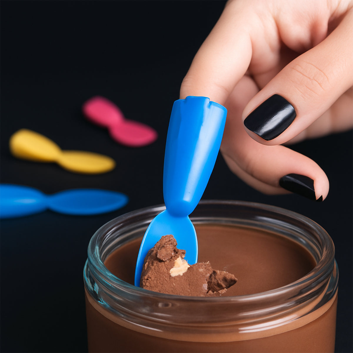 Mini Finger Spoon Toy (1 Pc) - Pretend Play Kitchen Accessory - Happy Price - Image 4