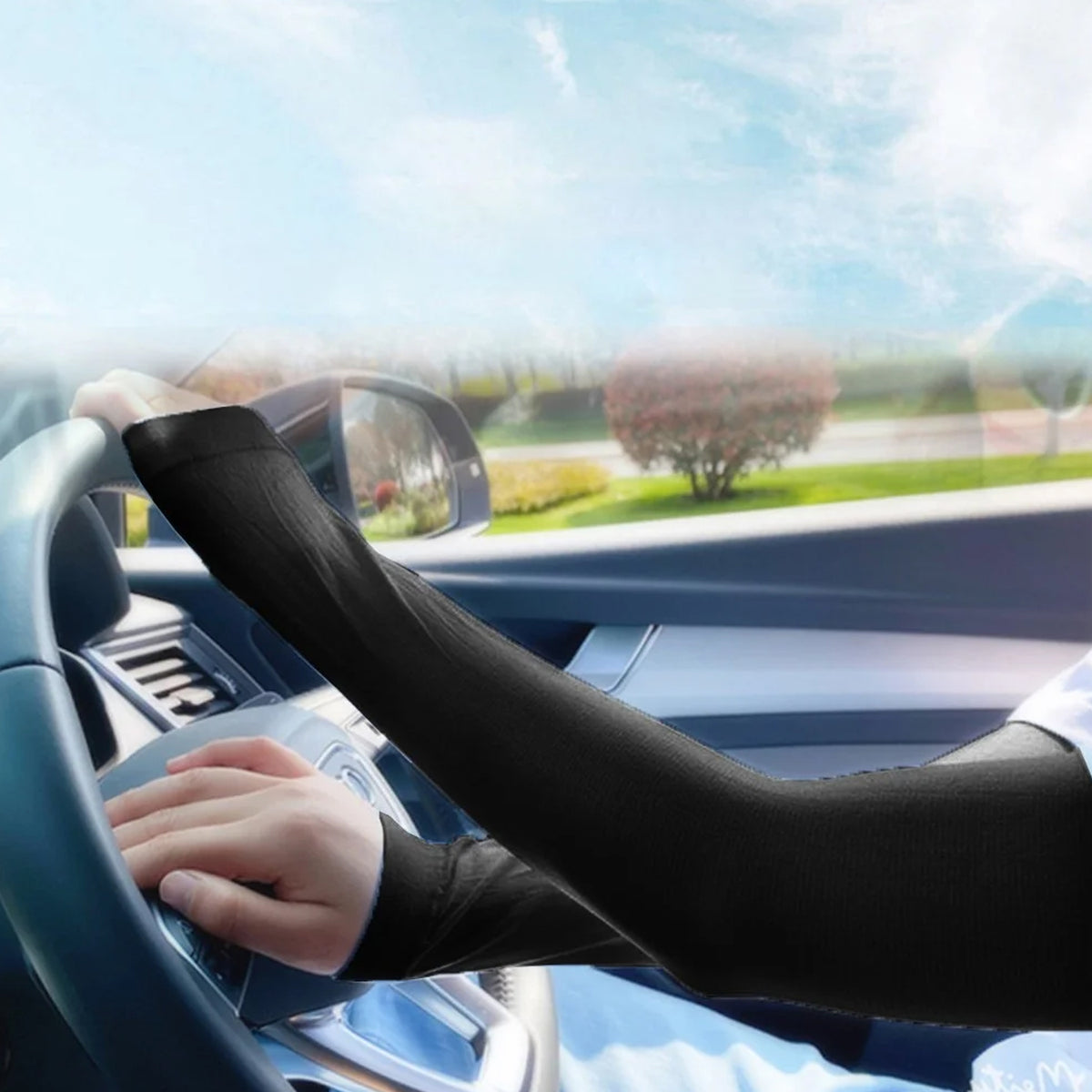 Stretchable Elbow Compression Sleeves (1 Pair) for Joint Support & Comfort - Happy Price - Image 3