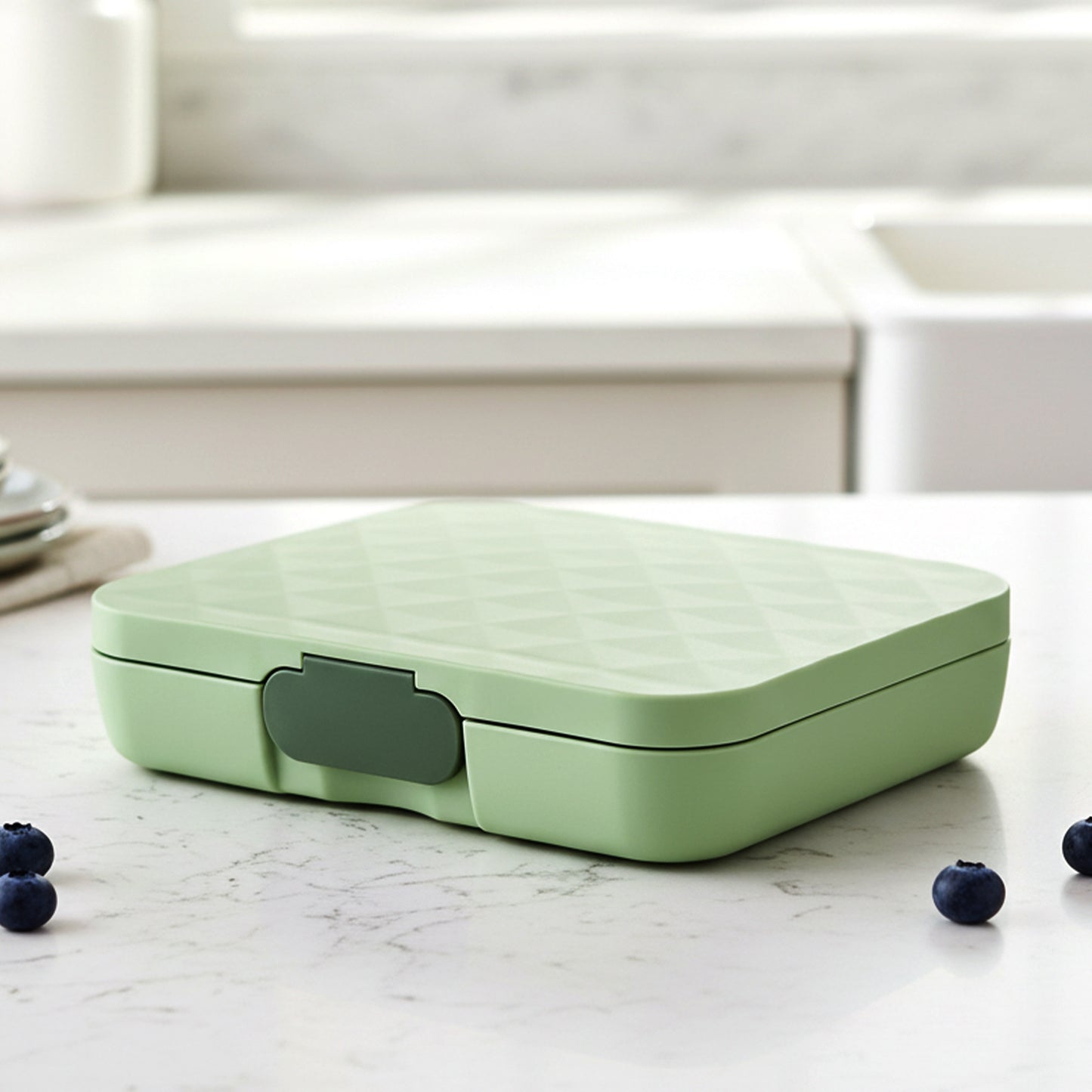 Stainless Steel 3 Section Lunch Box - 1 Pc - Great Price - Image 6