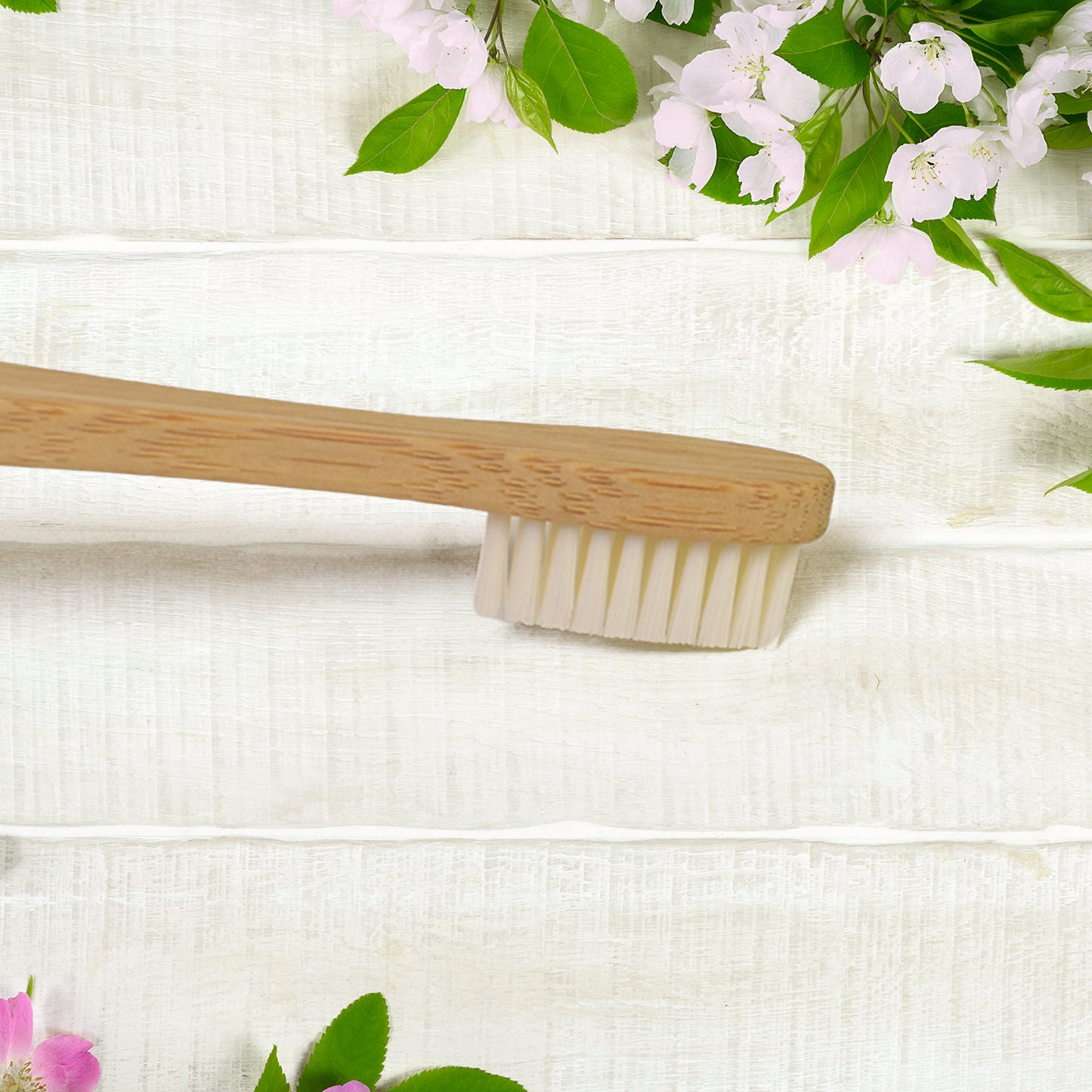 Wooden Bamboo Brush Toothbrush Ultra Soft Bristles (1 Pc) - Happy Price - Image 5