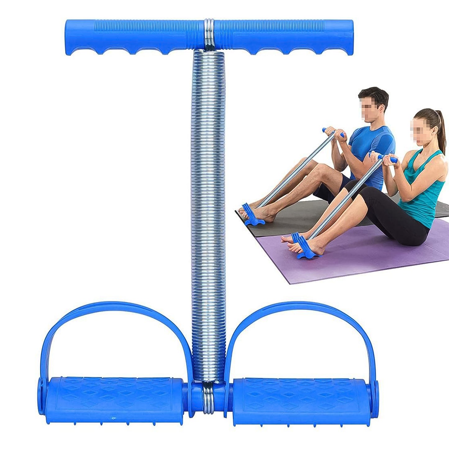 Spring Tension Pull Rope Resistance Band Exercise Strap Single Spring (1 Pc) - Happy Price - Image 2