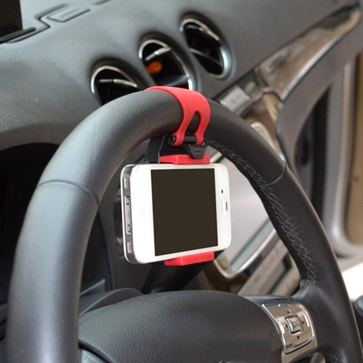 Car Steering Wheel Phone Mount - Secure & Adjustable - Happy Price - Image 6