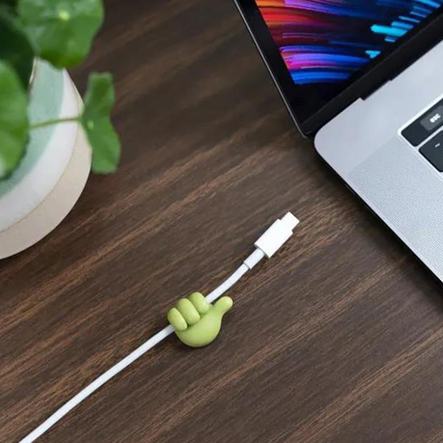 Multifunctional Multi Functional Hand Shape Wall Clip Hanger Keys Cable Holder - Happy Price - Image 2