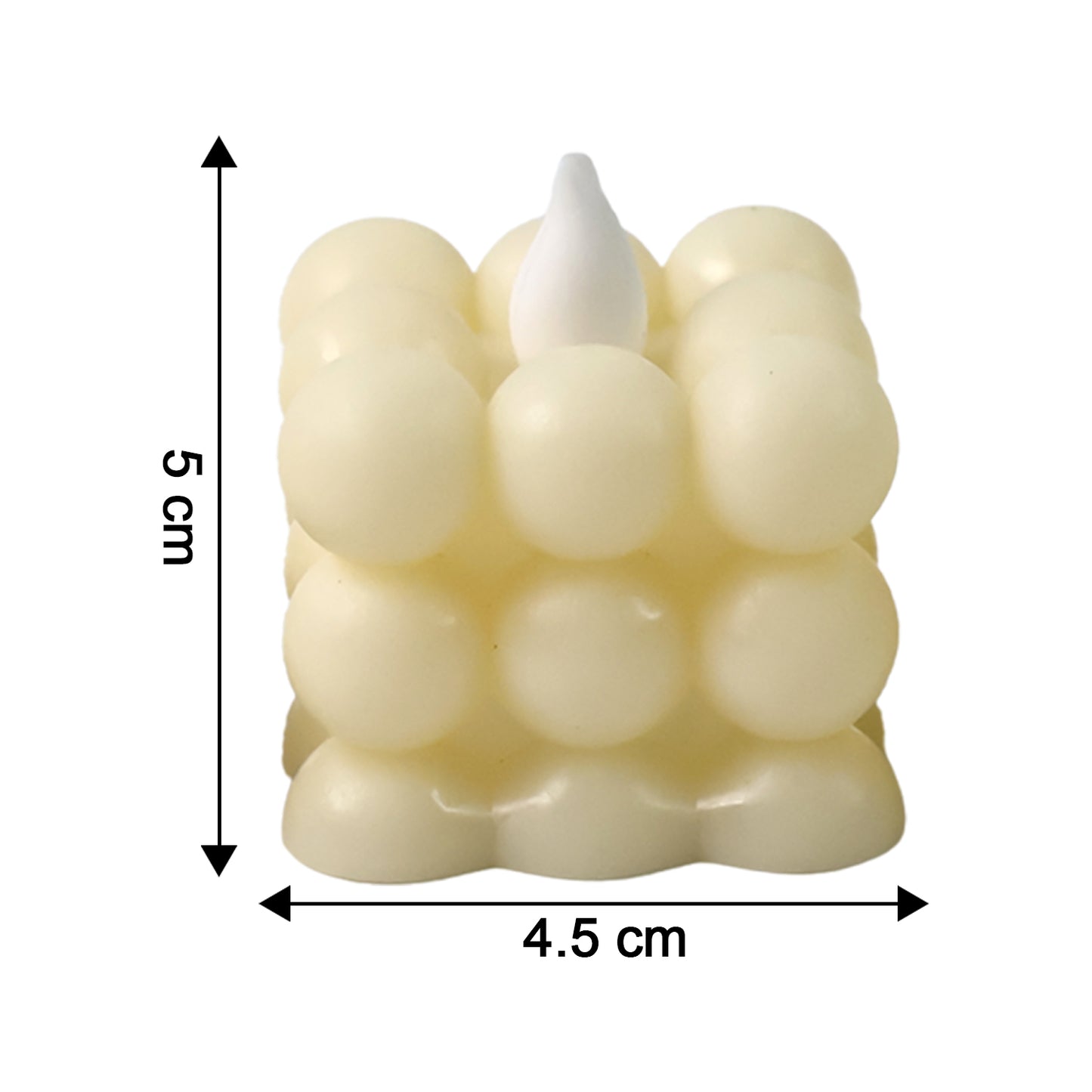 Decorative LED Bubble Candles - 6 Piece Set with Warm Glow - Happy Price - Image 5