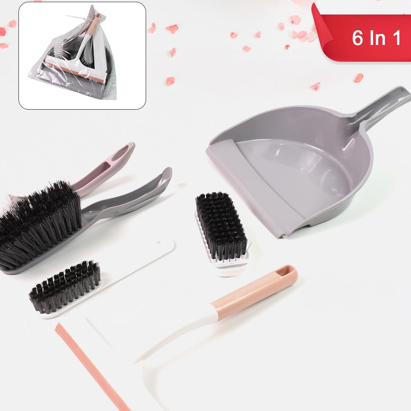 6-in-1 Versatile Cleaning Kit (Set of 6 Pieces) - Happy Price - Image 1