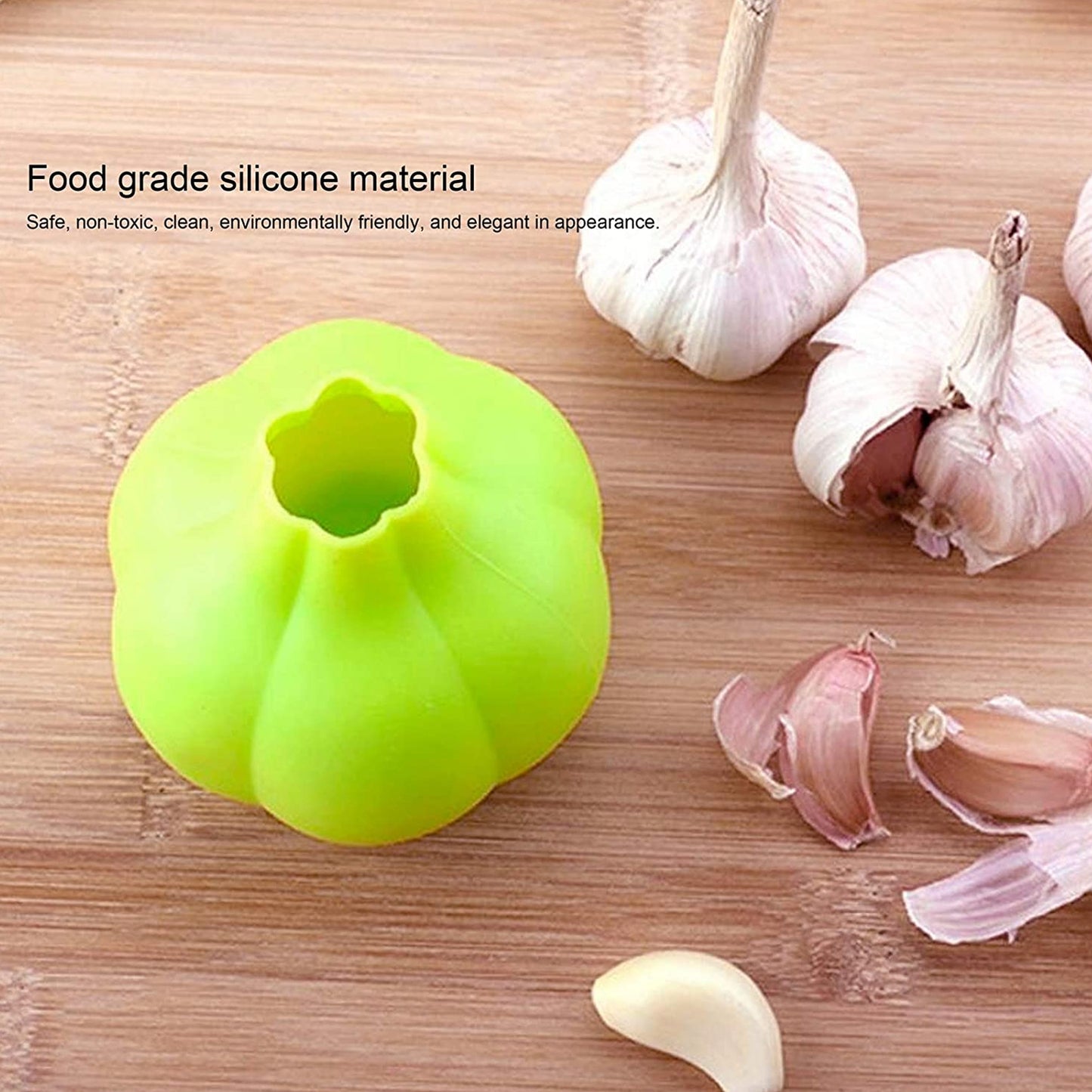 Silicone Ginger Garlic Manual Peeler - Happy Price - Image 5