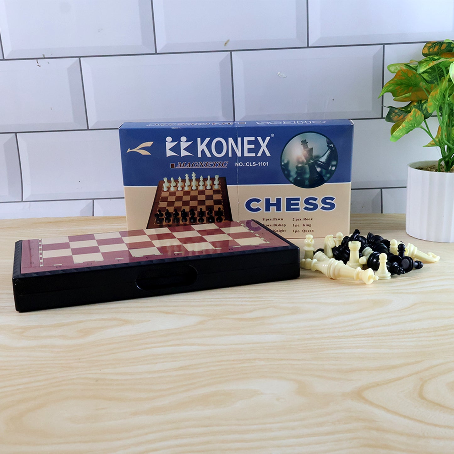 Magnetic Foldable Chess Board Set 24x24cm - Travel Strategy Game - Happy Price - Image 6