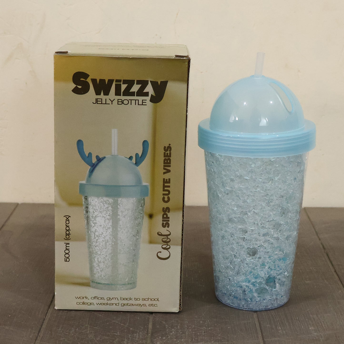 500ml Jelly Tumbler with Straw and Lid - 1 Pc Reusable Drink Cup - Great Price - Image 7