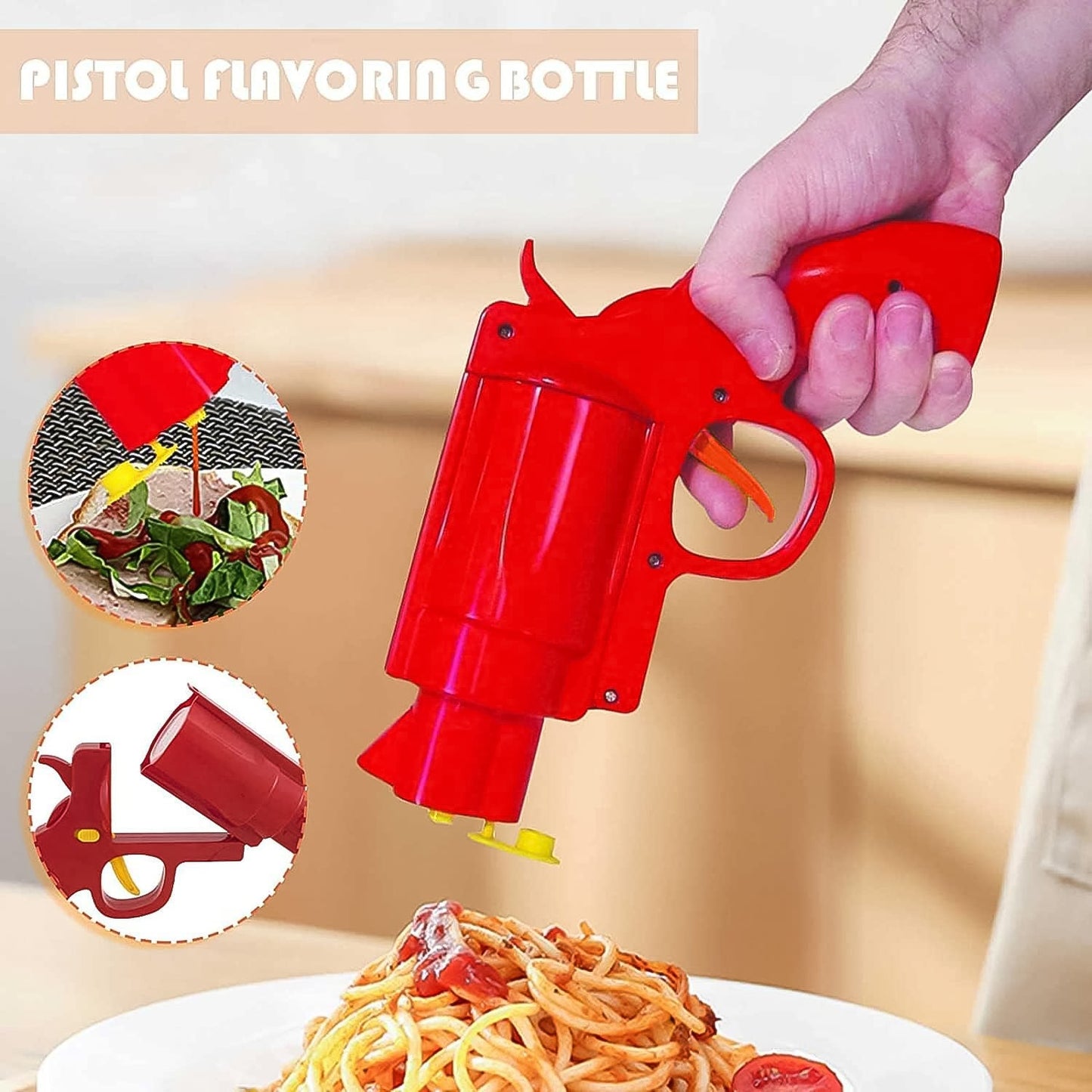 Ketchup Dispenser Mustard Bottle Gun (1 Pc) - Happy Price - Image 4