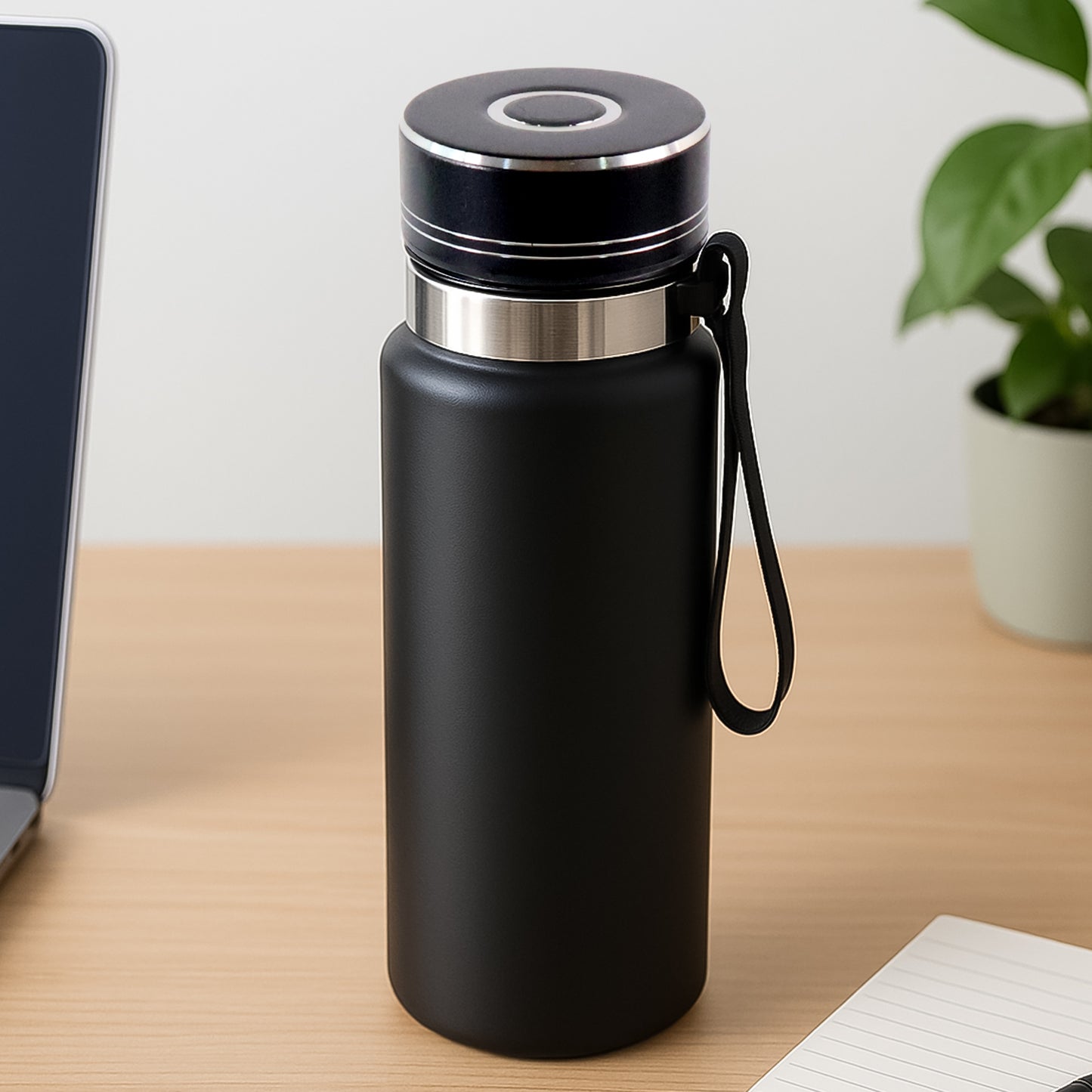 Double Stainless Steel Wall Flask Vacuum Insulated Water Bottle (800 Ml) - Happy Price - Image 2