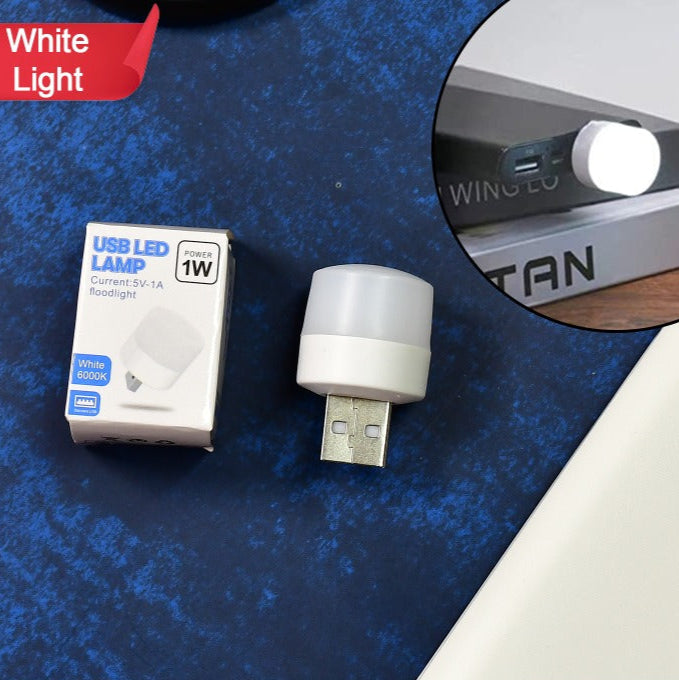 Usb Led Lamp Night Light Plug In Small Led Nightlight Mini Portable For Pc And Laptop. - Happy Price - Image 1