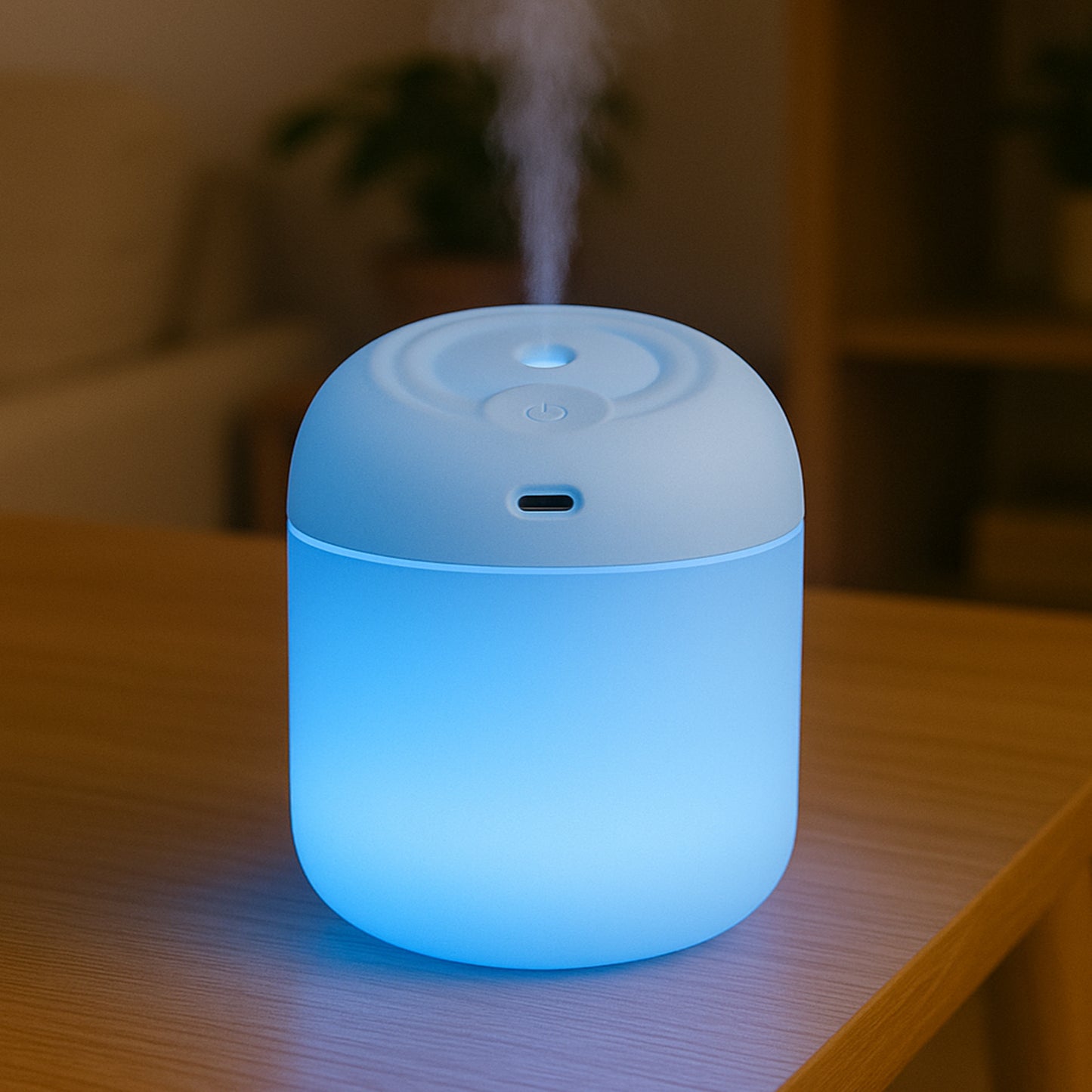 220 ML USB Cool Mist Humidifier & Aroma Diffuser for Home, Office, Car - Happy Price - Image 4